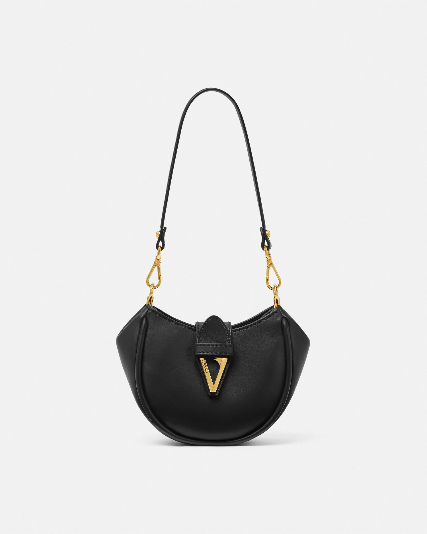 ♦VERSACE♦スモールレザーホーボーバッグ スモール ホーボー バッグ ヴィルトゥス | VERSACE JP