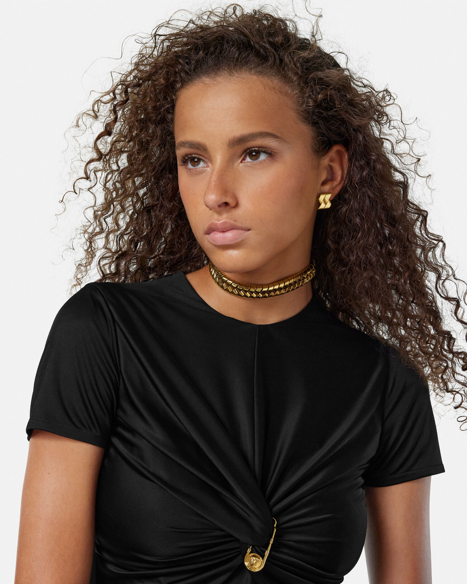 GIANNI VERSACE シルバーピアス 面倒臭く