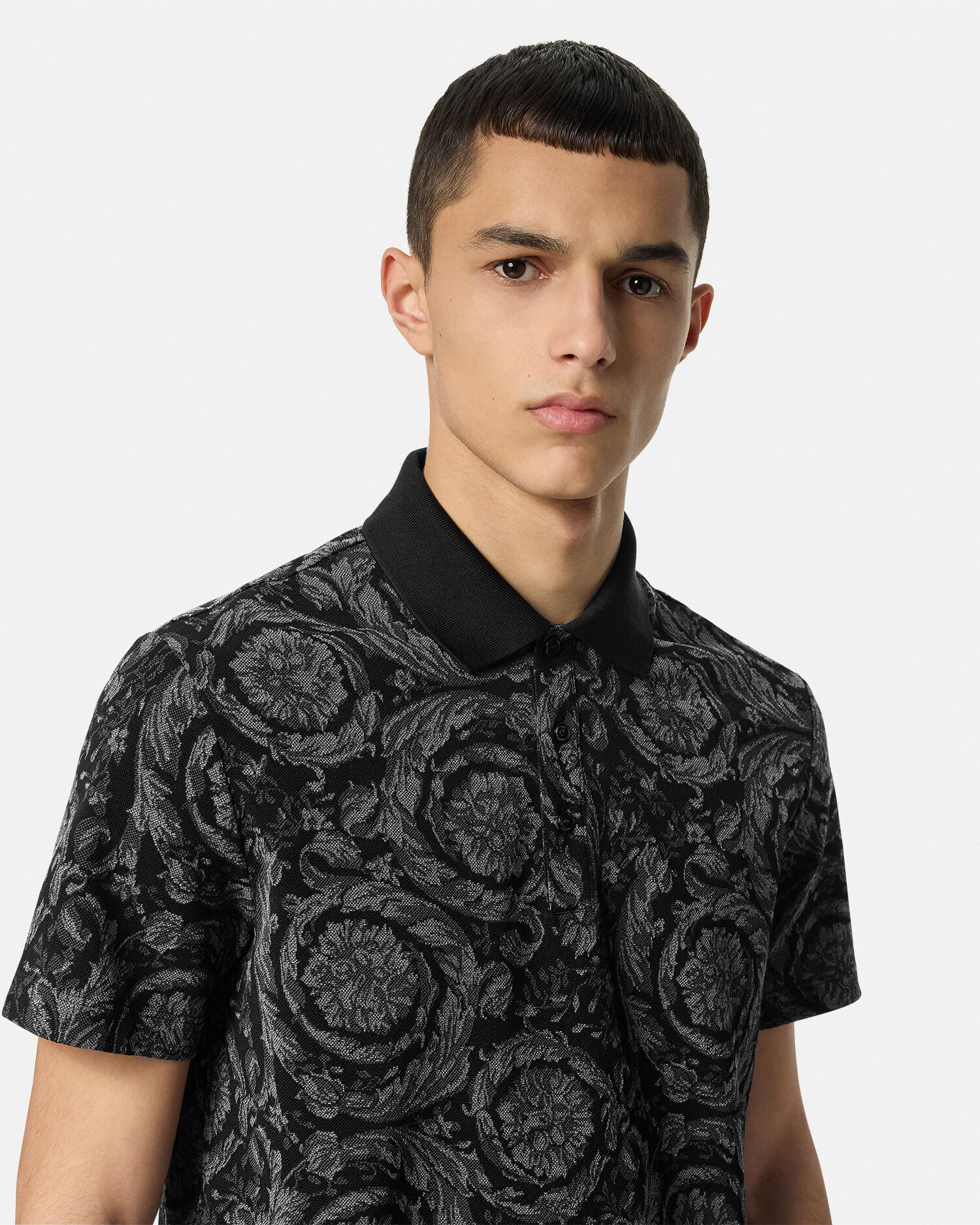 ポロシャツ バロッコ グレー | VERSACE JP