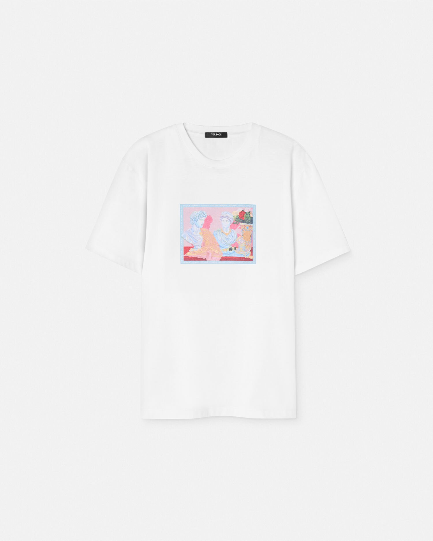 【送料&関税込】Versace strawberry T-shirt Versace Strawberry Garden Cropped-T-Shirt | Schwarz