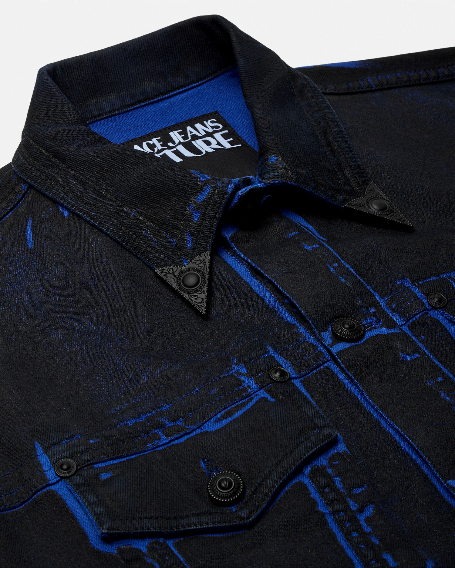 デニム ジャケット ノクターナル ブルー | VERSACE JP