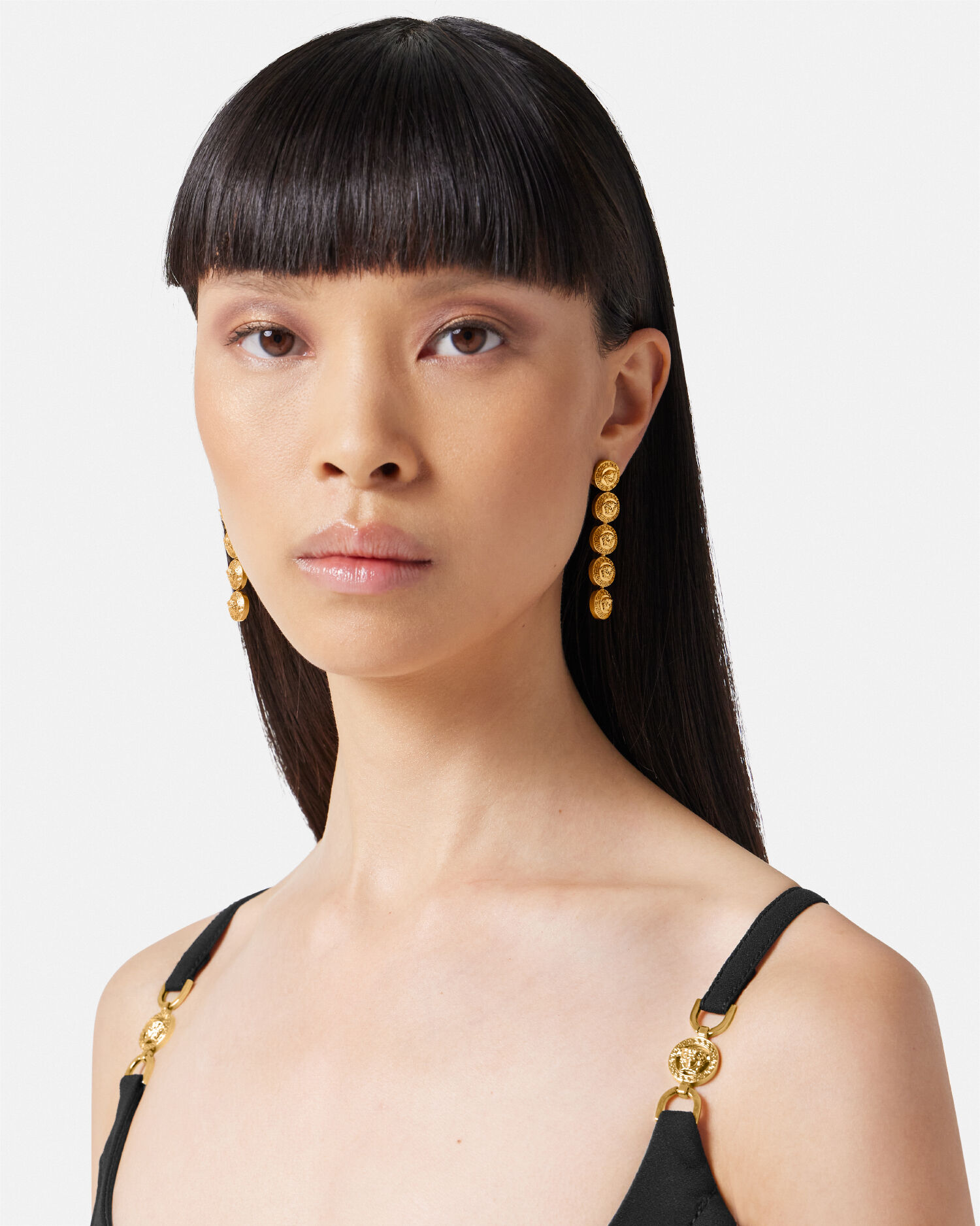 Versace トリビュート メドゥーサ ドロップ イヤリング | VERSACE