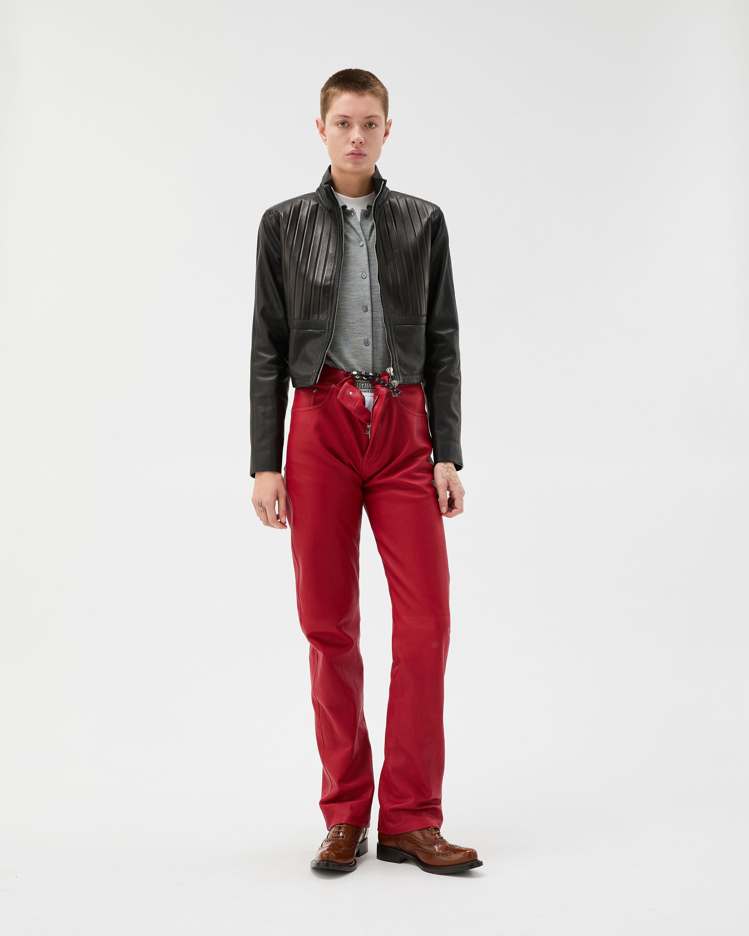 レザー ブルゾン | VERSACE JP