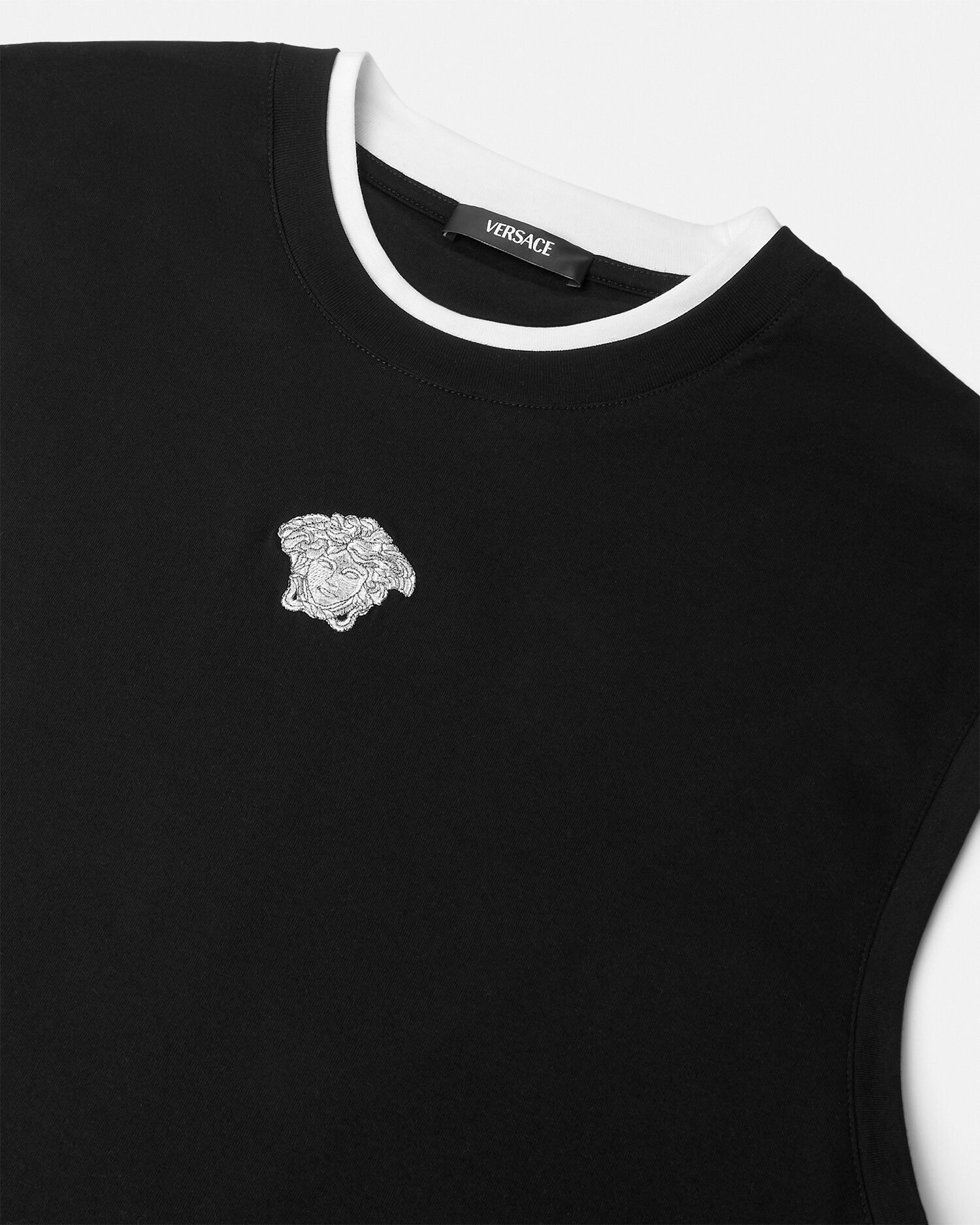 刺繍入り タンクトップ メドゥーサ | VERSACE JP