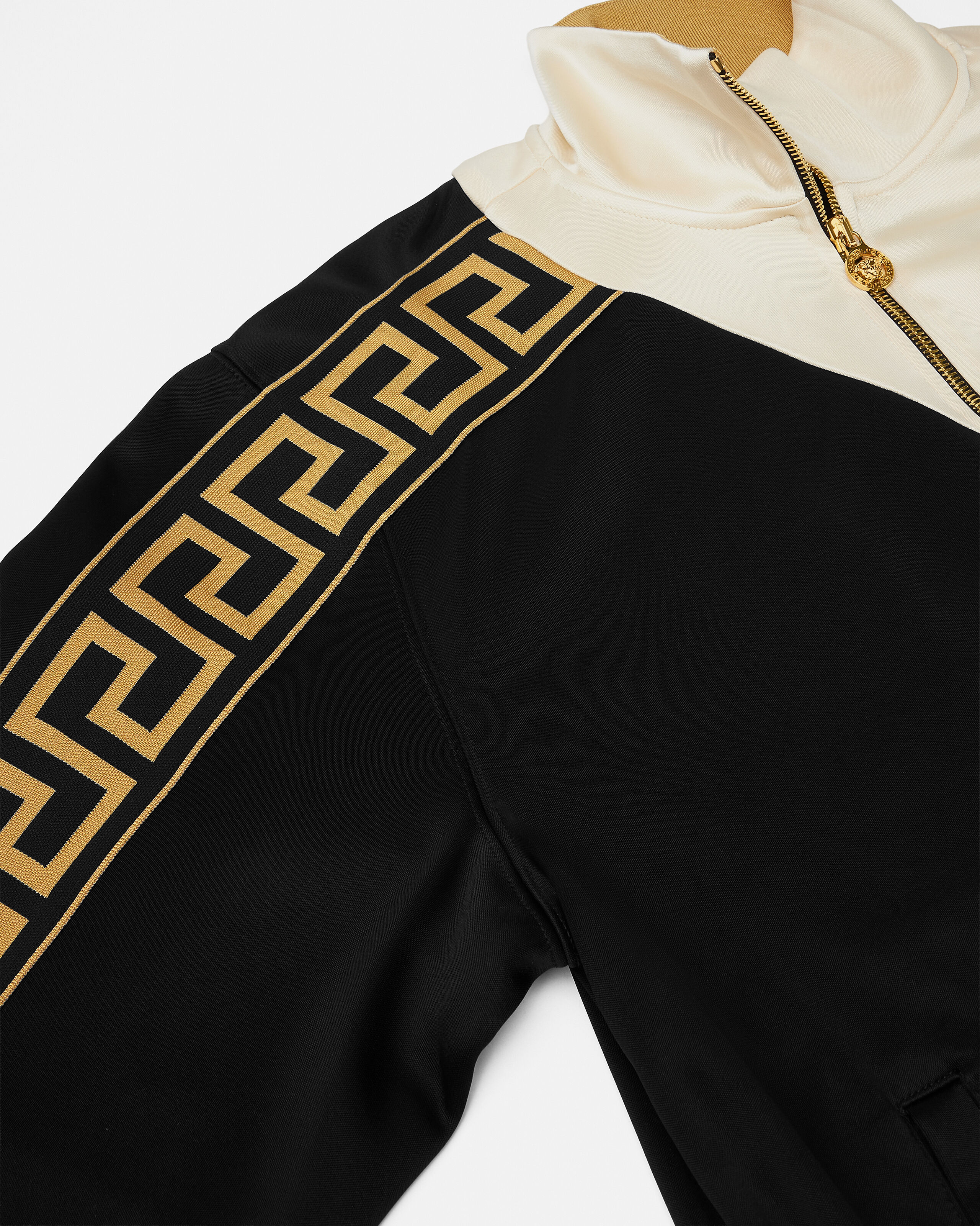 ジッパー スウェットシャツ ブラック | VERSACE JP
