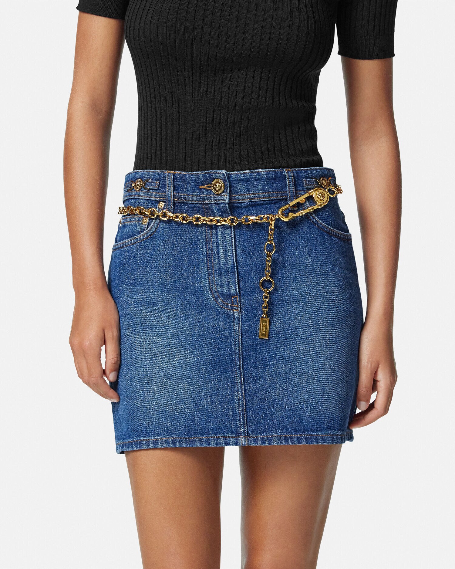 ヴェルサーチ チェーンベルト グレカ ゴッデス チェーン ベルト 1.5 cm ゴールド | VERSACE JP