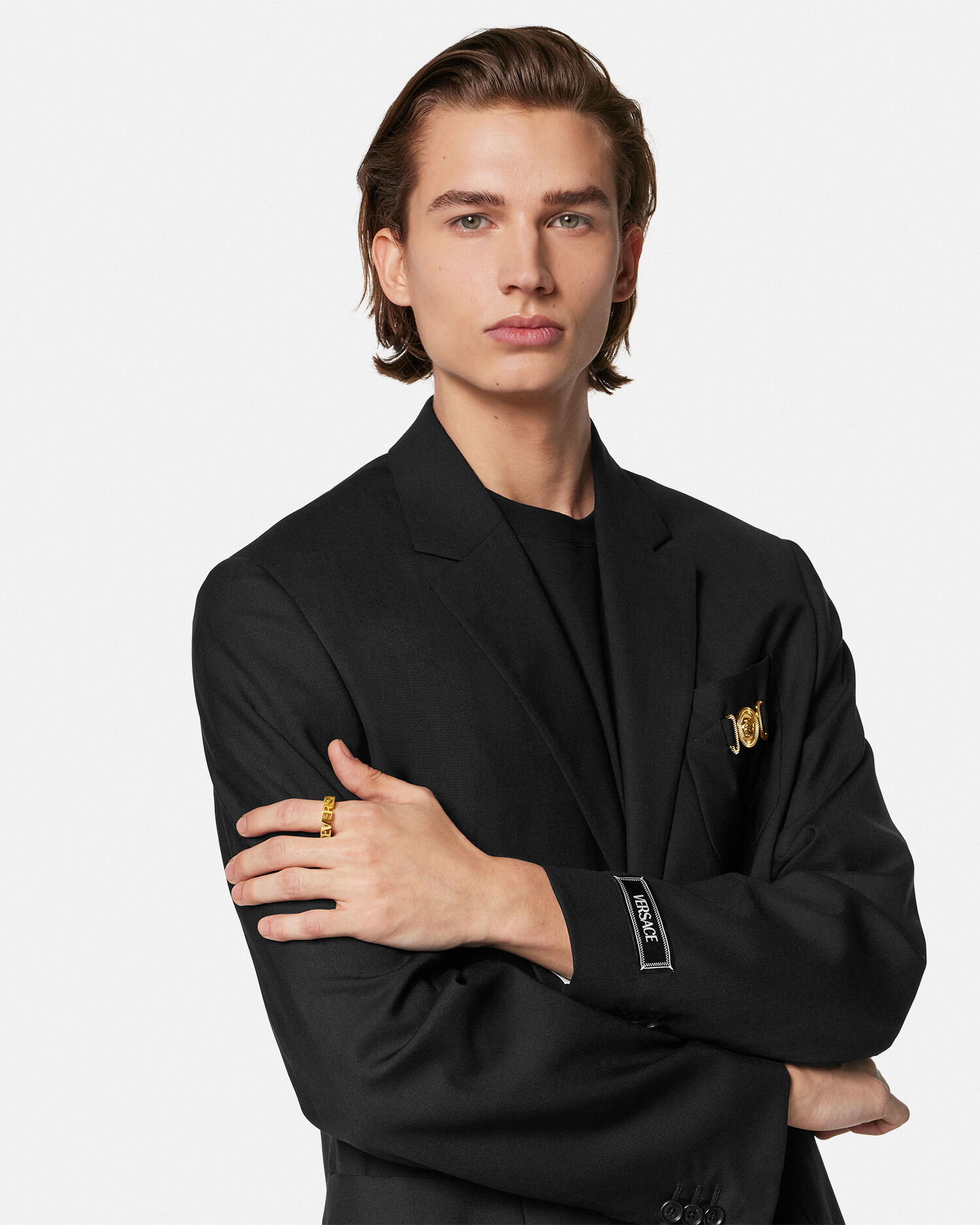 VERSACE ヴェルサーチ リング 1004065 1A00620 メンズ ラ