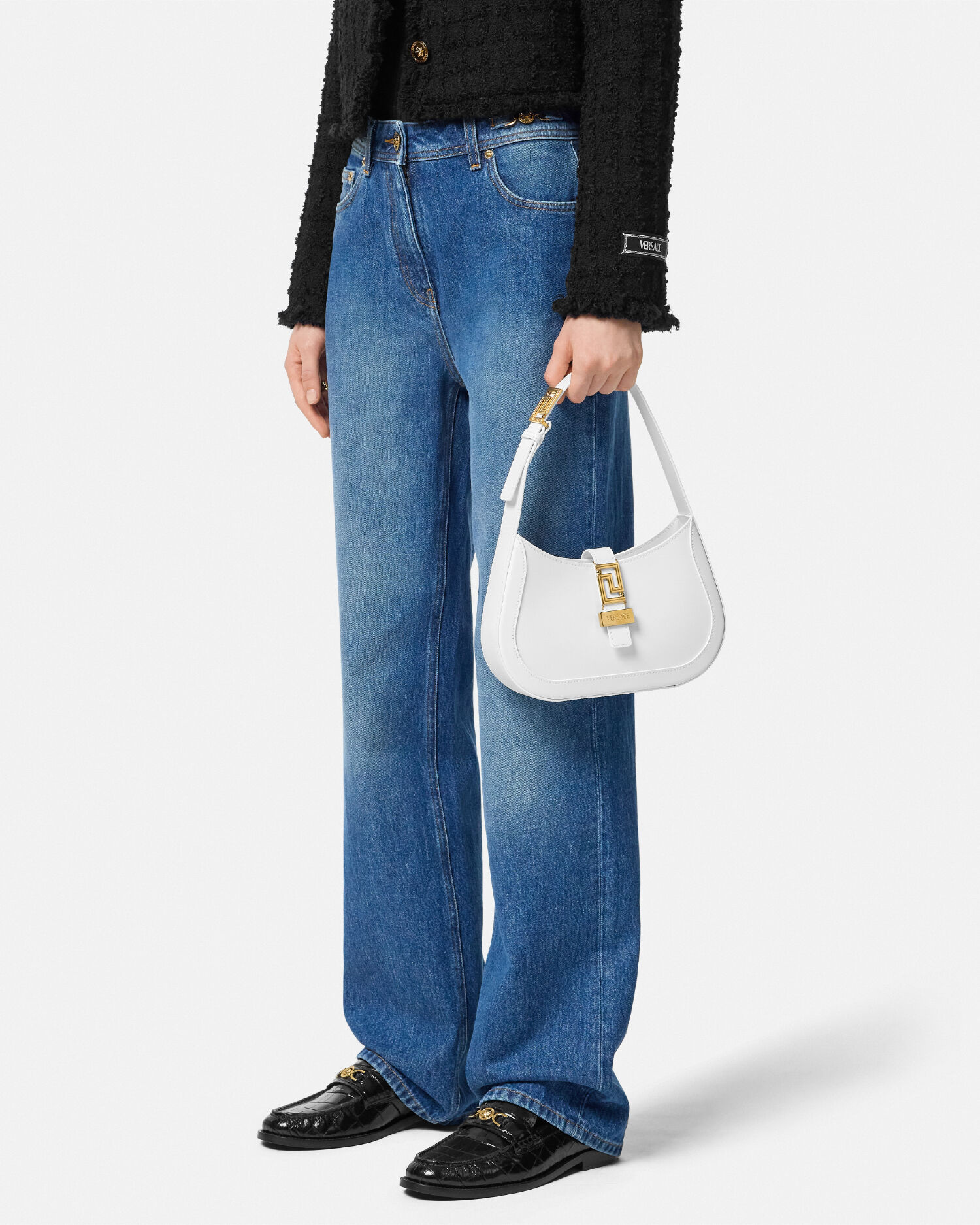 グレカ ゴッデス スモール ホーボー バッグ | VERSACE JP