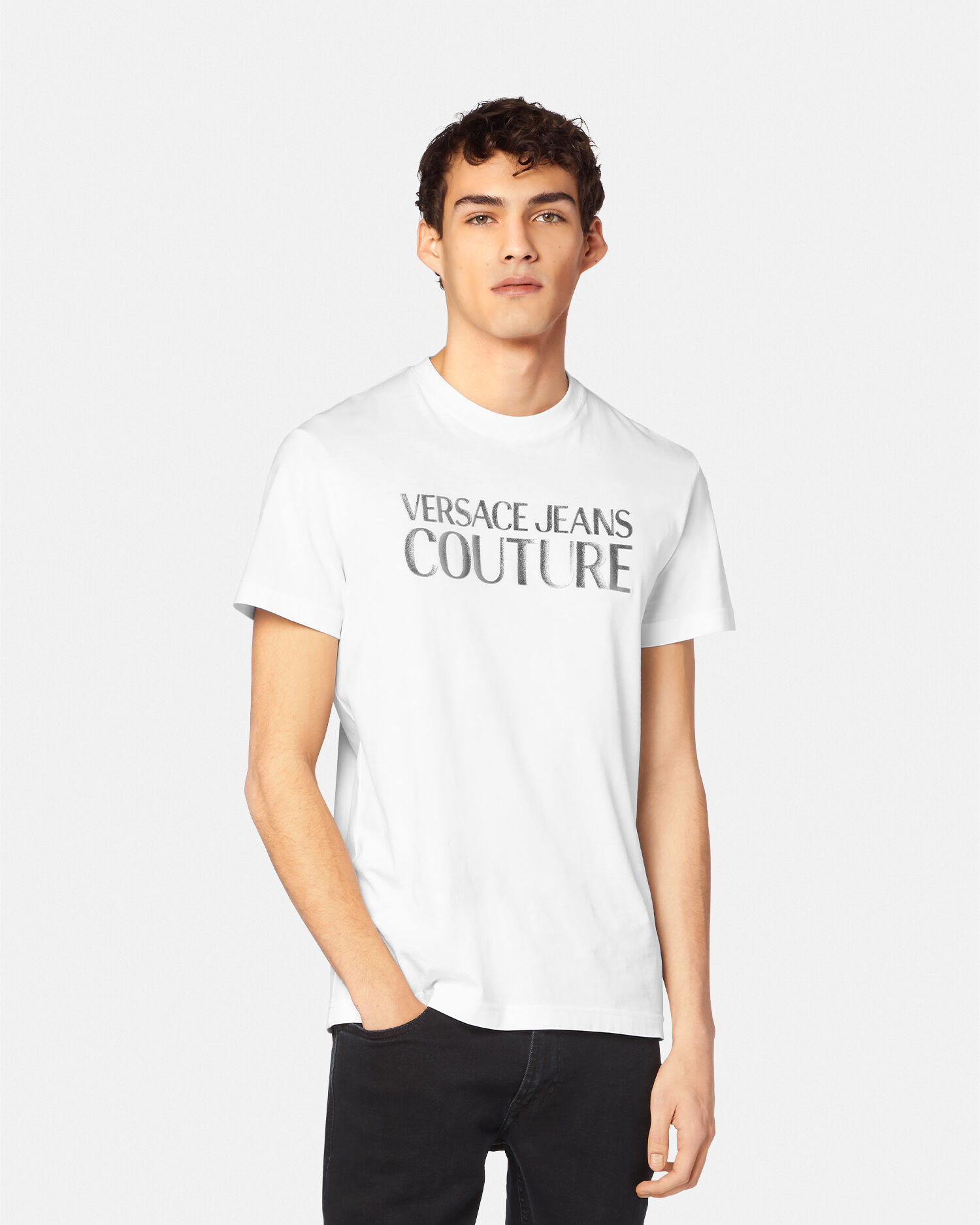 ロゴ Tシャツ ホワイト | VERSACE JP