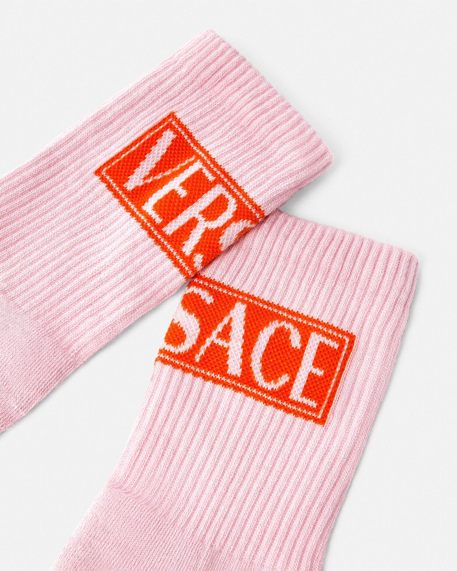 ソックス ヴェルサーチェ ロゴ キッズ ピンク,オレンジ | VERSACE JP ソックス ヴェルサーチェ ロゴ キッズ ピンク,オレンジ | VERSACE JP