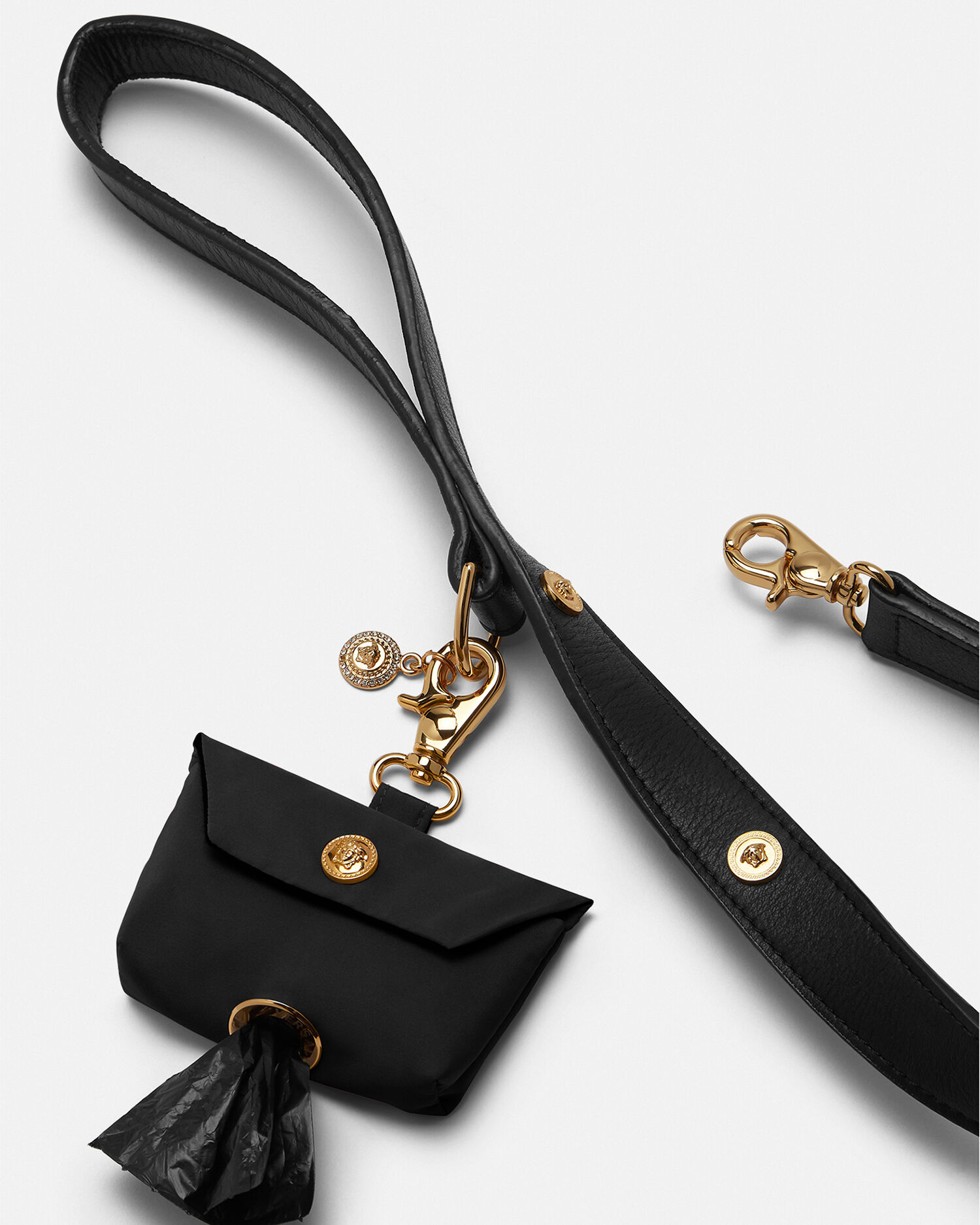 アイコン ペット ゴミ袋 ホルダー ブラック,プリント | VERSACE JP