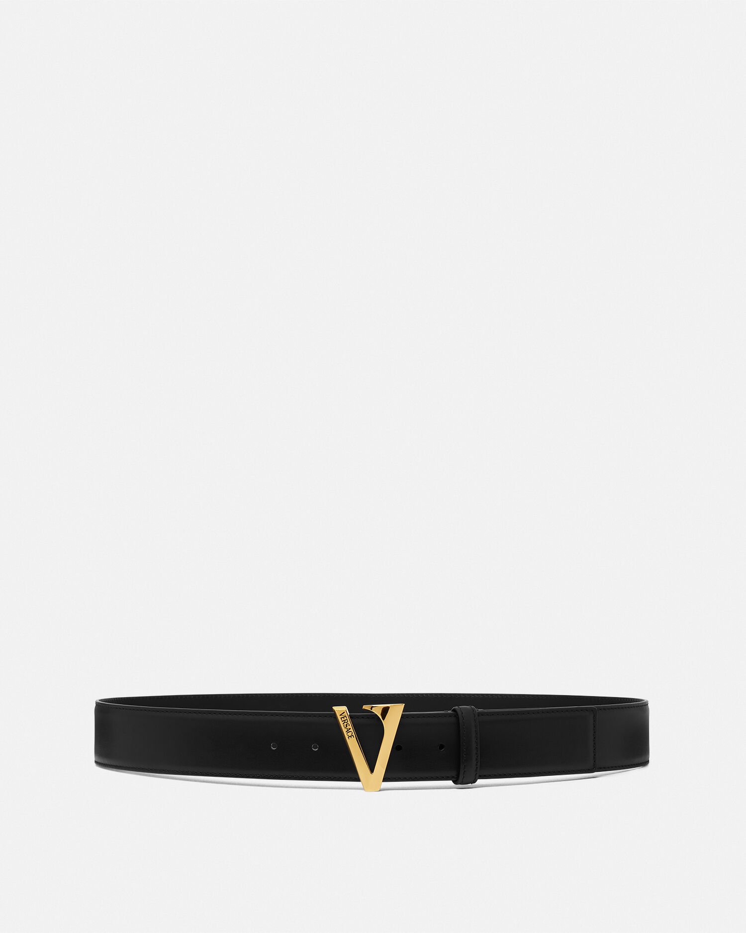 GIANNI VERSACE 黒色・茶色ベルトセット GIANNI VERSACE dual tone belt black studded Medusa head 80