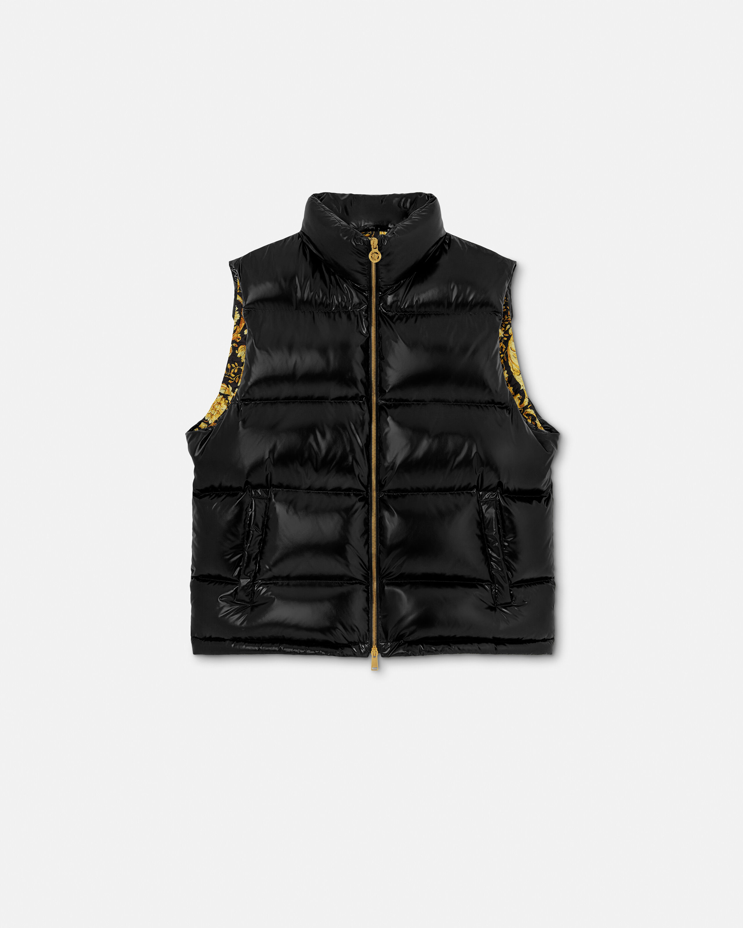 VERSACE ベスト 〔No150〕 パデット ベスト ブラック | VERSACE JP