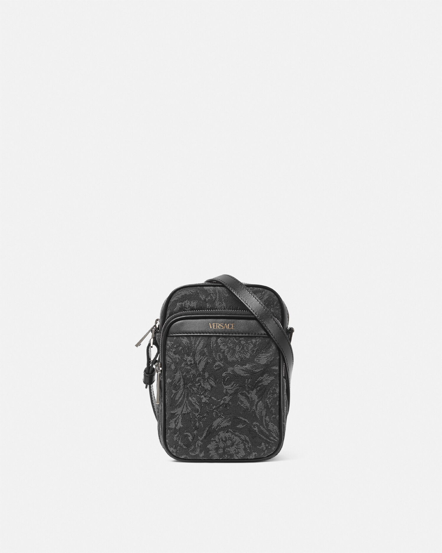 【新品未使用】VERSACE バロッコ メッセンジャーバッグ クロスボディ バロッコクロスボディ バッグ ブラック,プリント | VERSACE JP