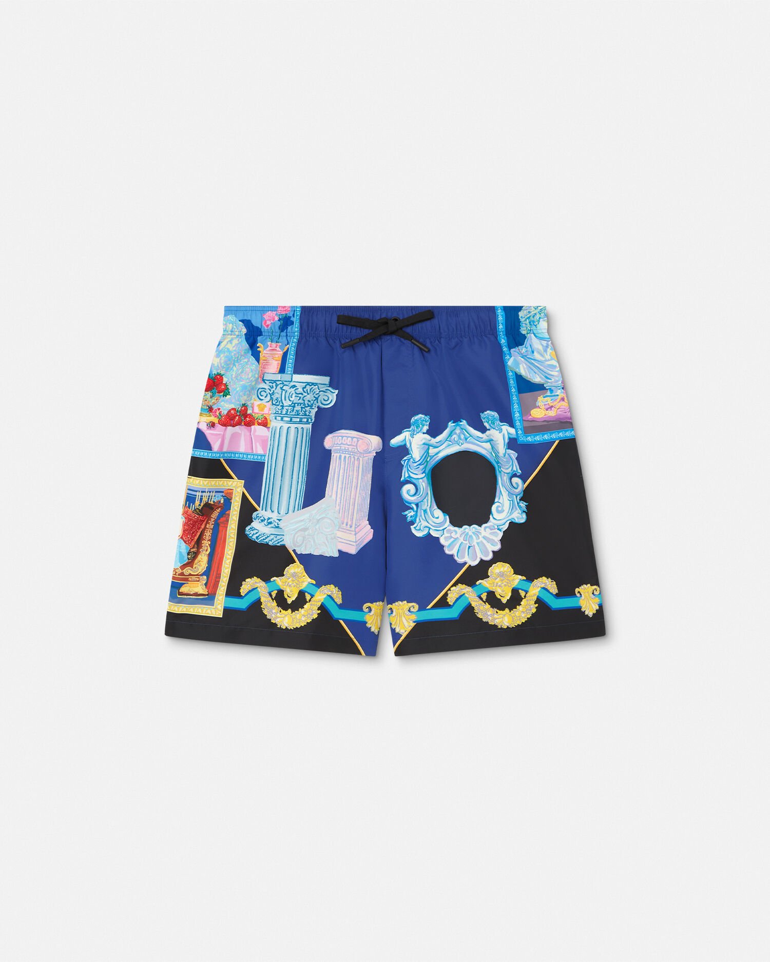 ボードショーツ ヴェルサーチェ ギャラリー ブルー,プリント | VERSACE JP
