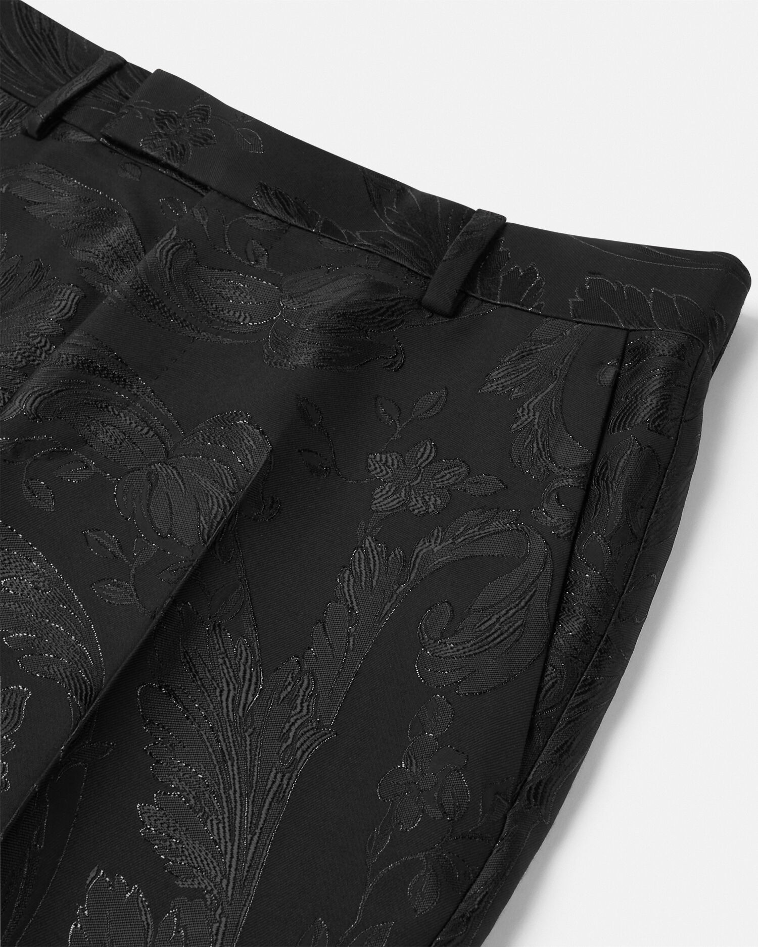関税込 ヴェルサーチェ バロッコ ジャカード フォーマル パンツ ジャカード タオル スウェットパンツ バロッコ | VERSACE JP