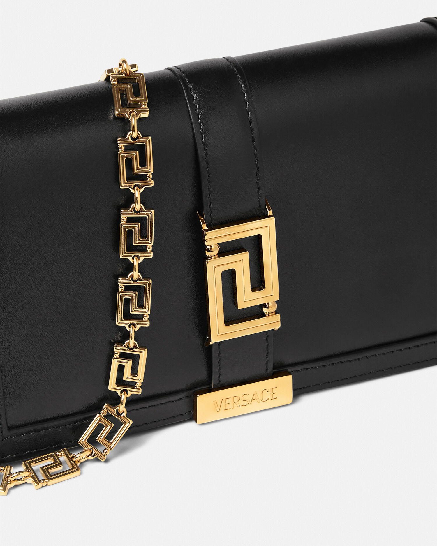 グレカ ゴッデス ミニ バッグ ブラック,ゴールド | VERSACE JP