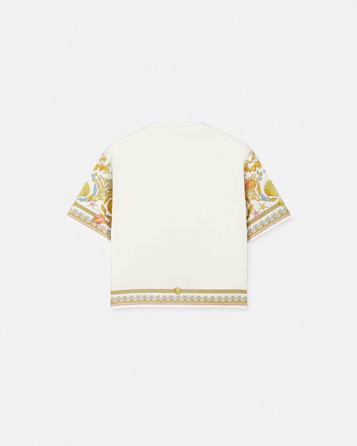 VERSACE クロップ Tシャツ アンダーウォーター バロッコ クロップ Tシャツ アンダーウォーター バロッコ マルチカラー