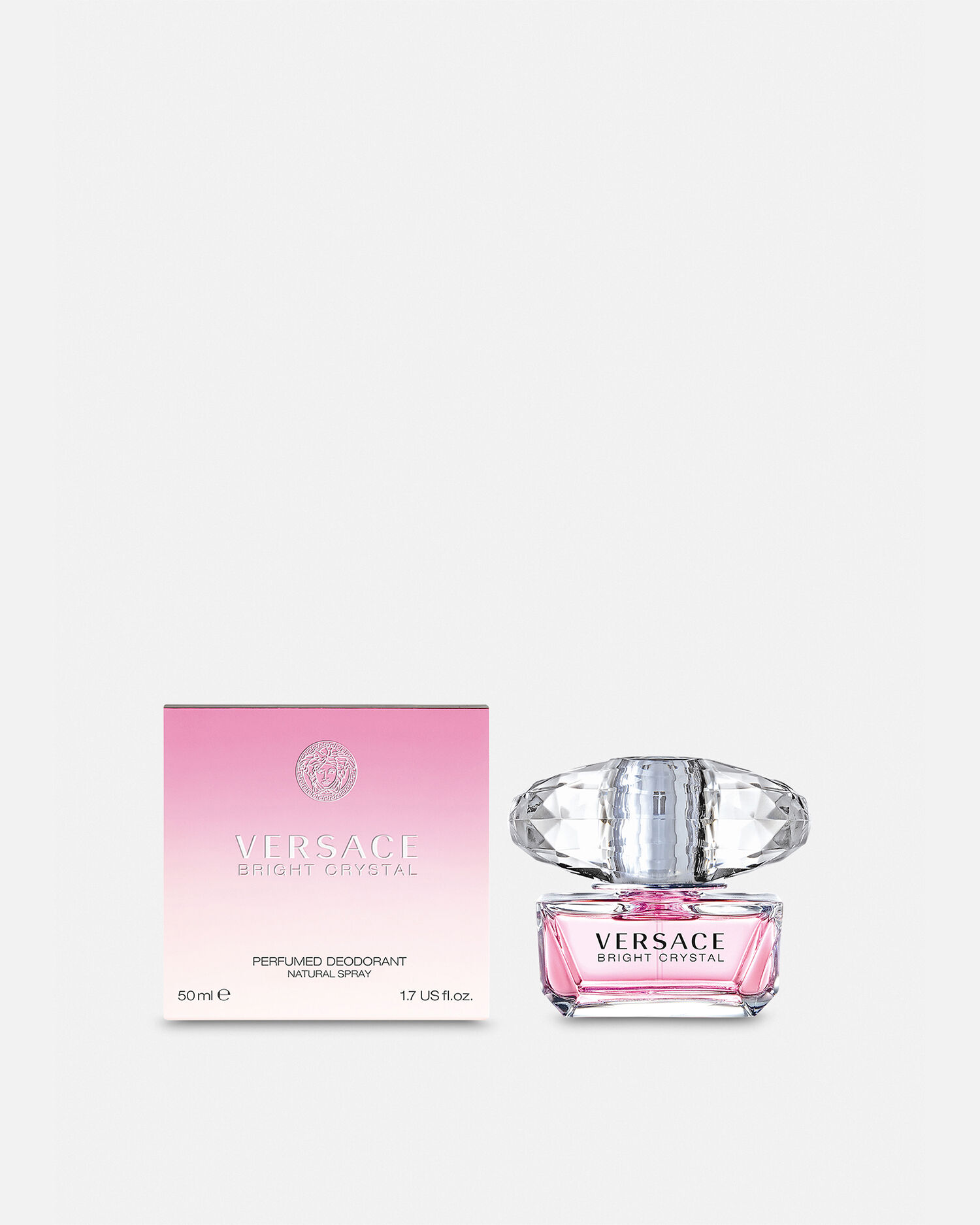 最安 読み方 50 EDT クリスタル ブライト ml JP VERSACE | ピンク その他