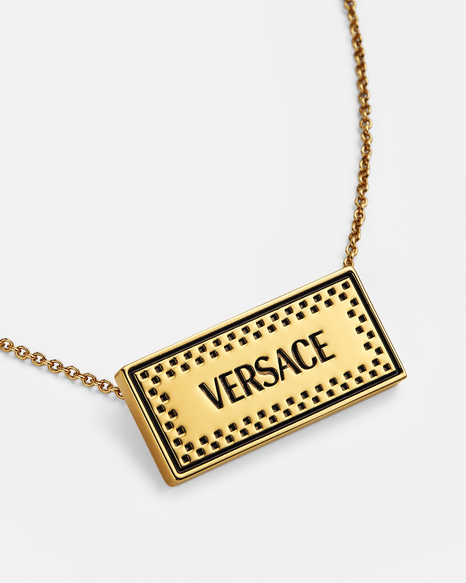 ネックレス スモール '90s ヴィンテージ ロゴ ゴールド | VERSACE JP