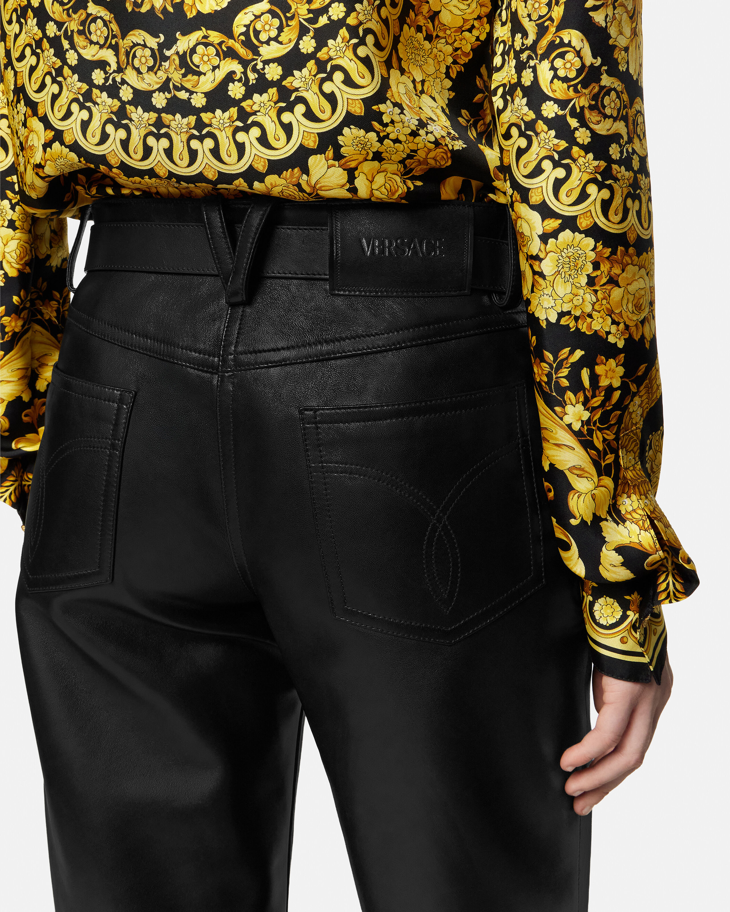 レザー パンツ | VERSACE JP
