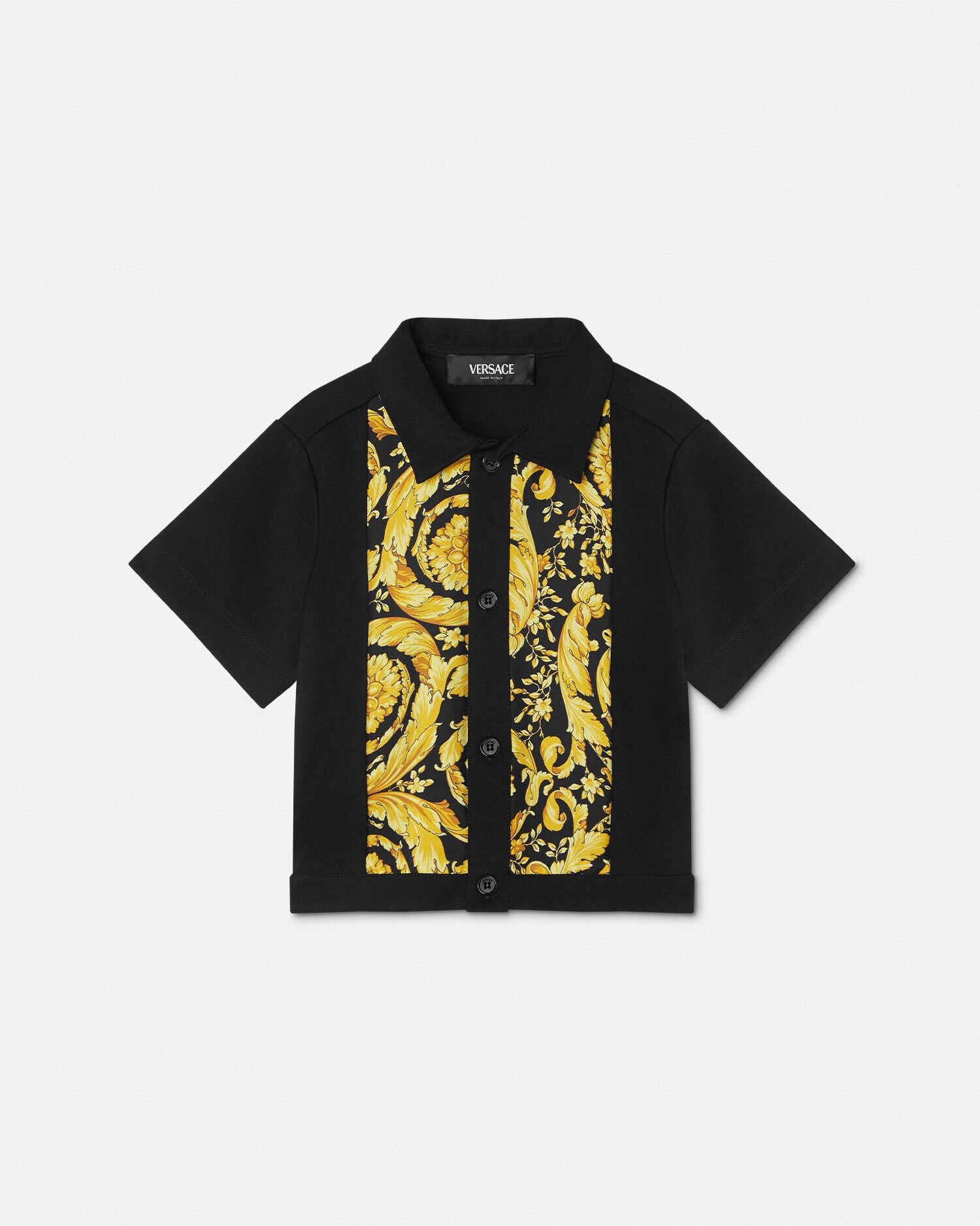 バロッコ ベビー オーバーシャツ ブラック | VERSACE JP