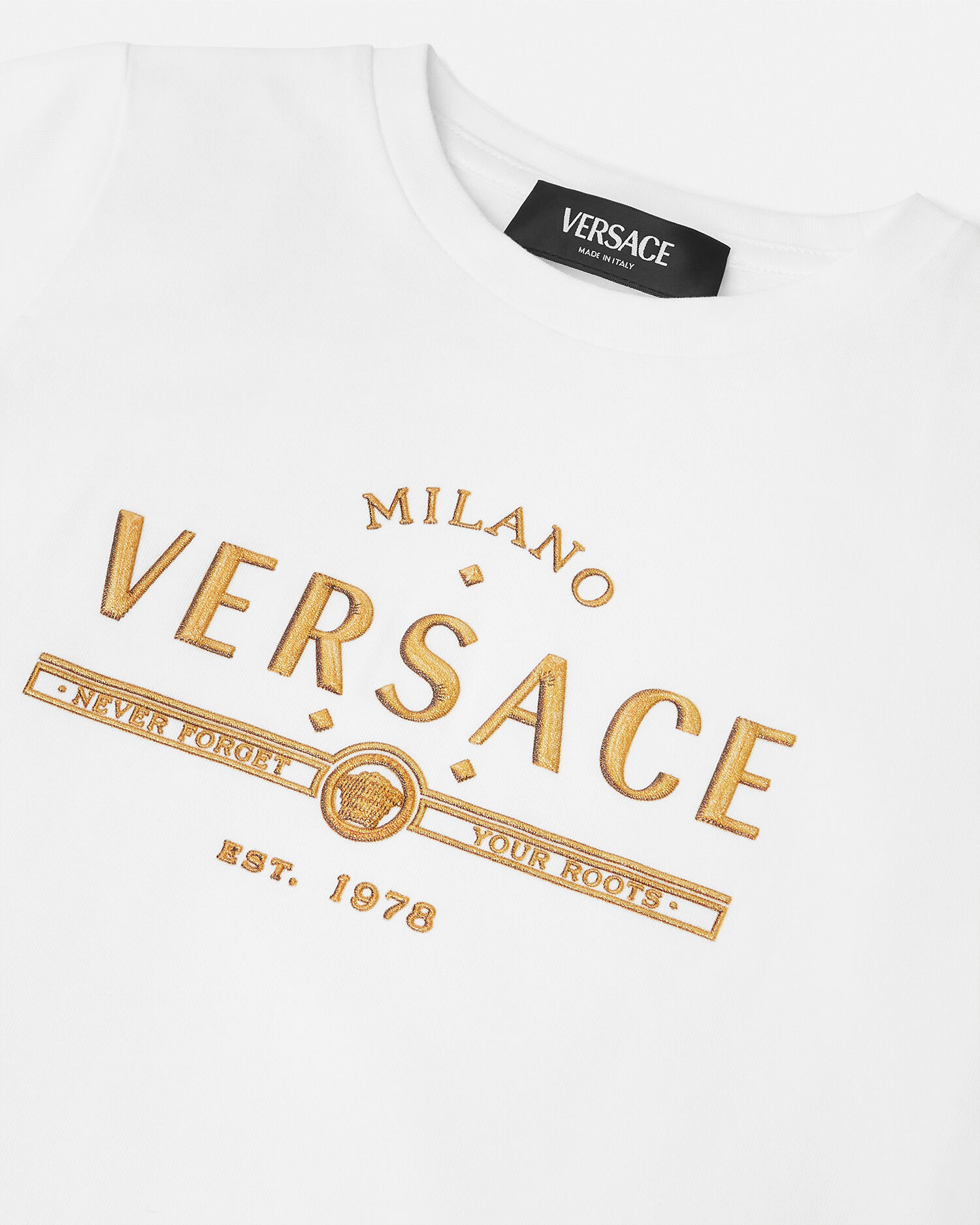 Tシャツ ヴェルサーチェ ロゴ キッズ | VERSACE JP