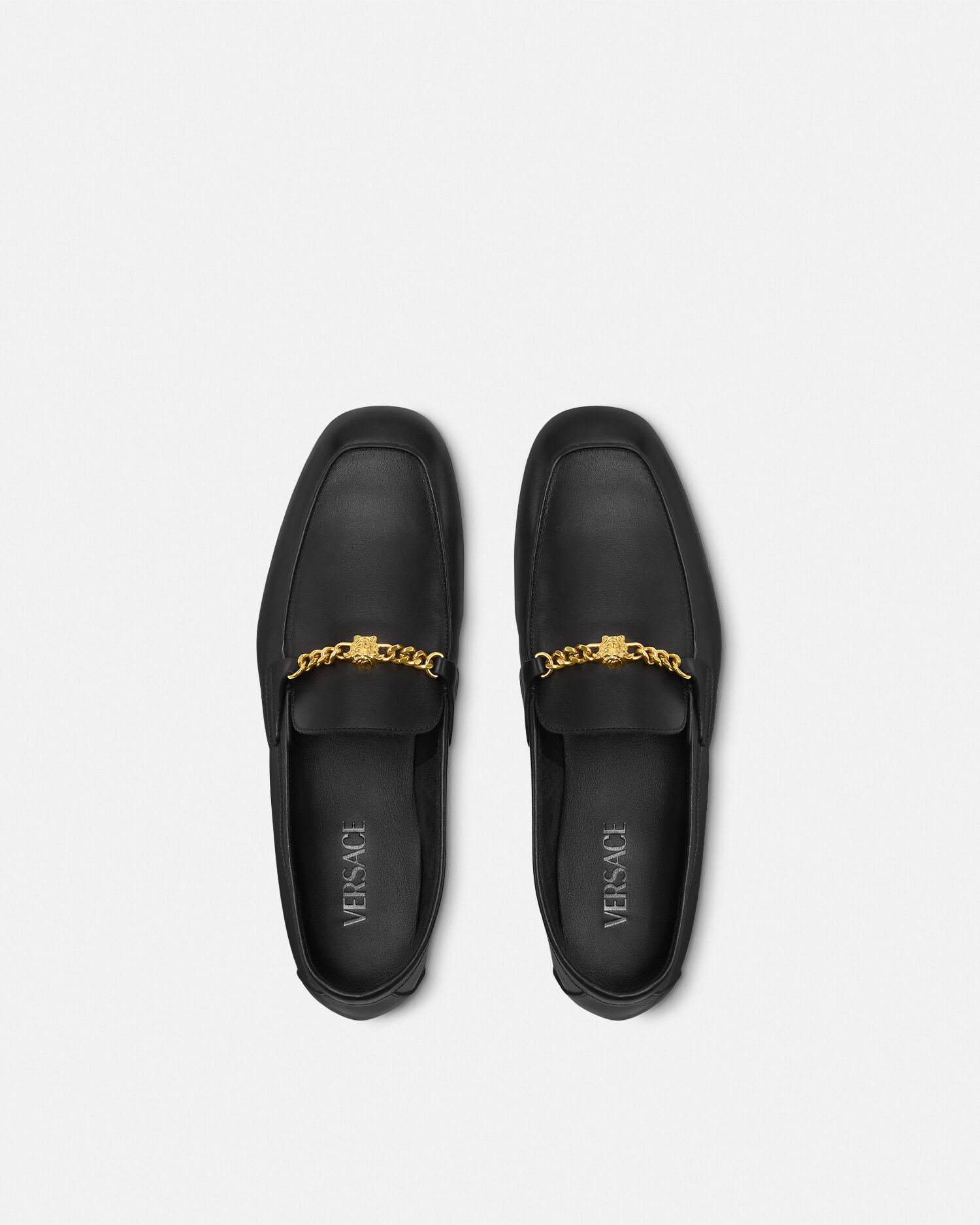 メドゥーサ '95 ローファー ブラック,ゴールド | VERSACE JP