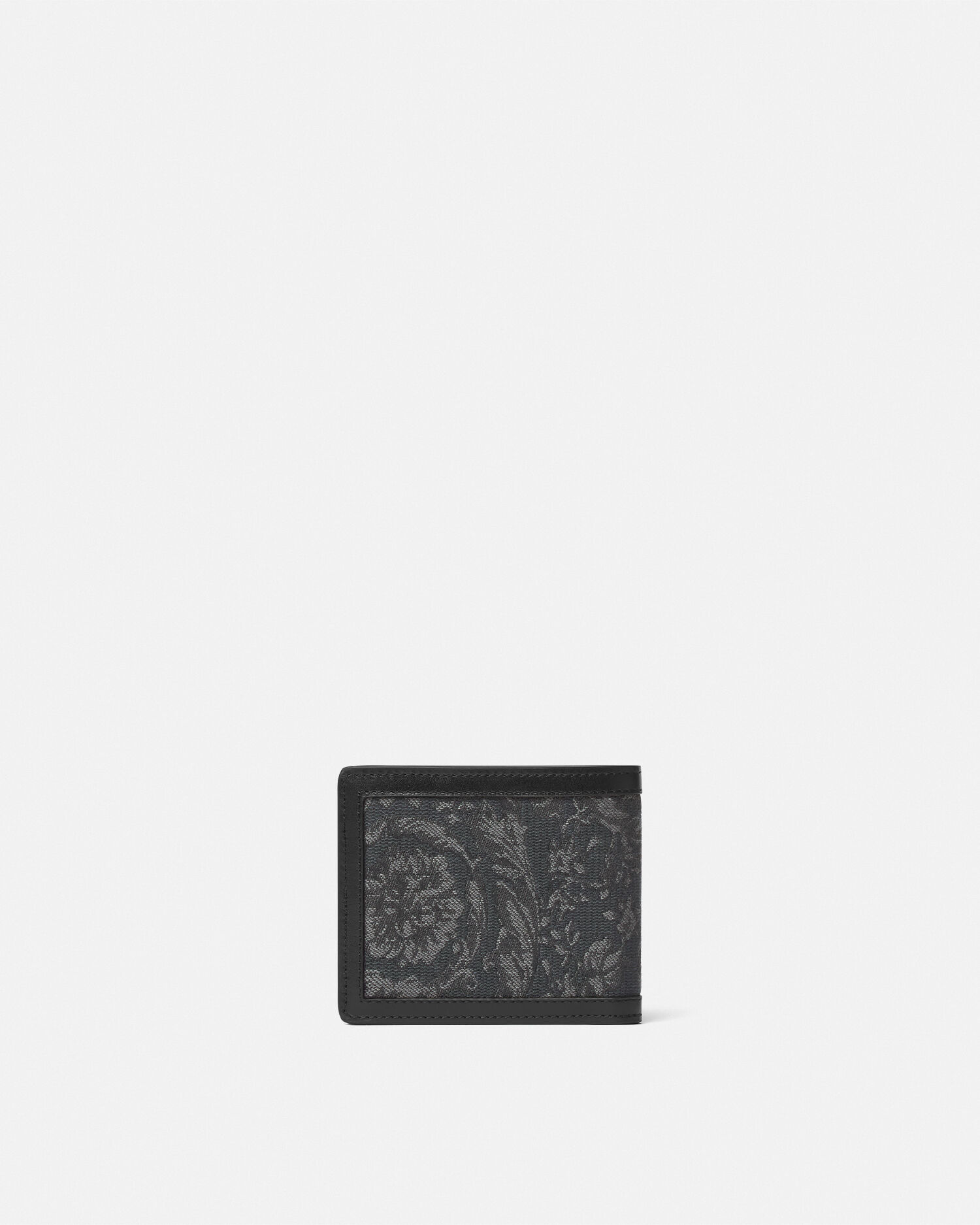 バロッコ ジャカード ウォレット ブラック,プリント | VERSACE JP