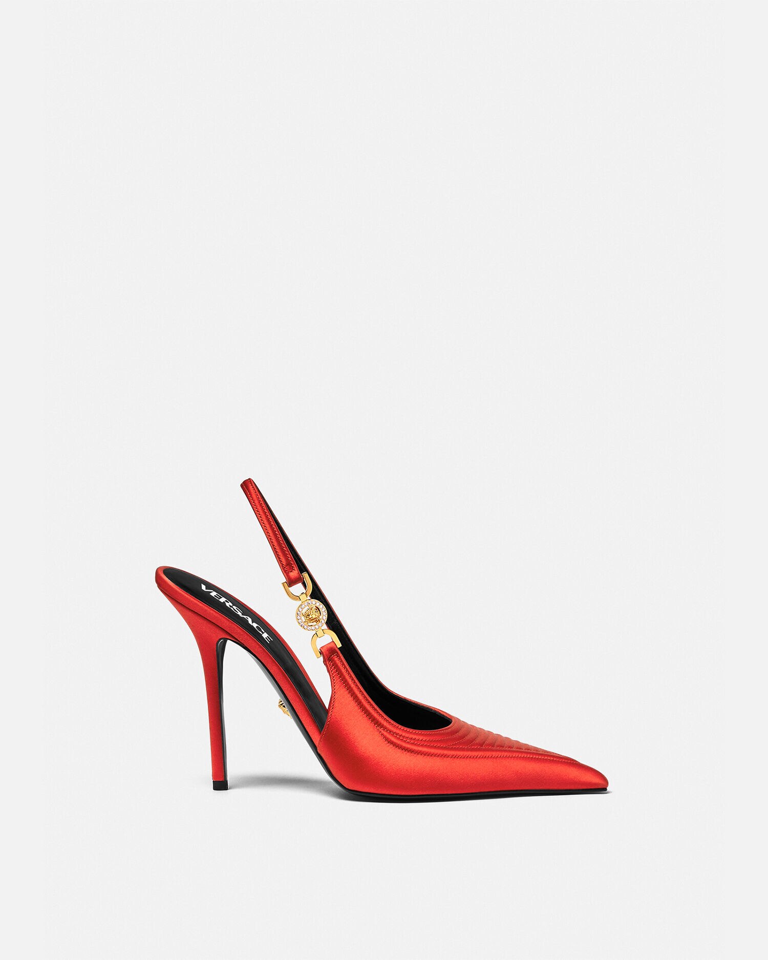 メドゥーサ '95 コルセット スリングバック パンプス 110 mm レッド | VERSACE JP