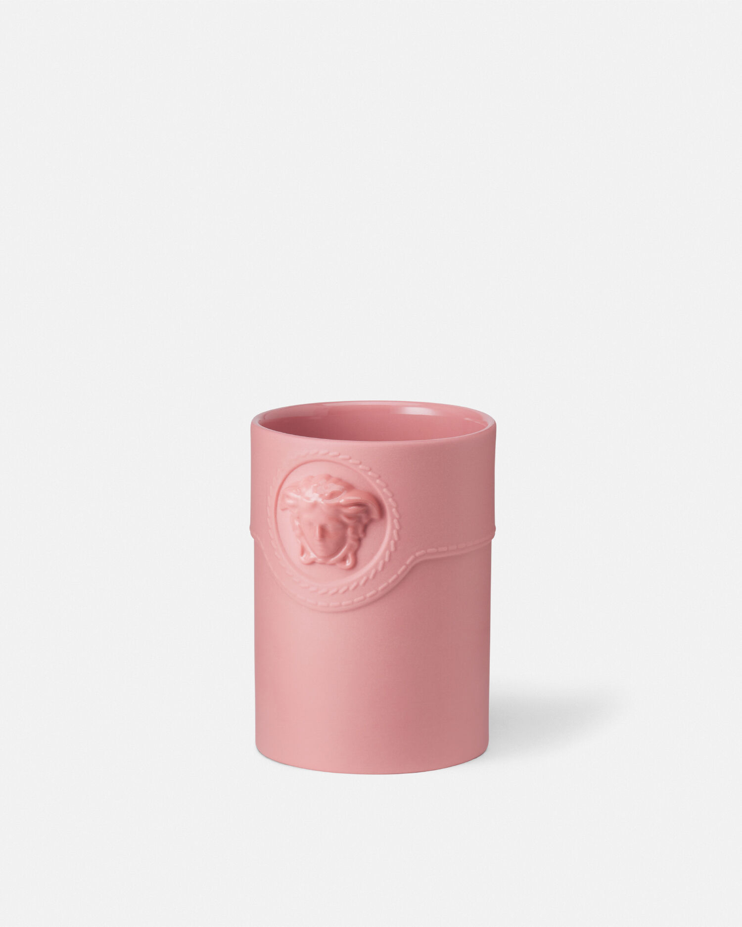 ラ・メドゥーサ ラウンド 花瓶 10 cm ピンク | VERSACE JP