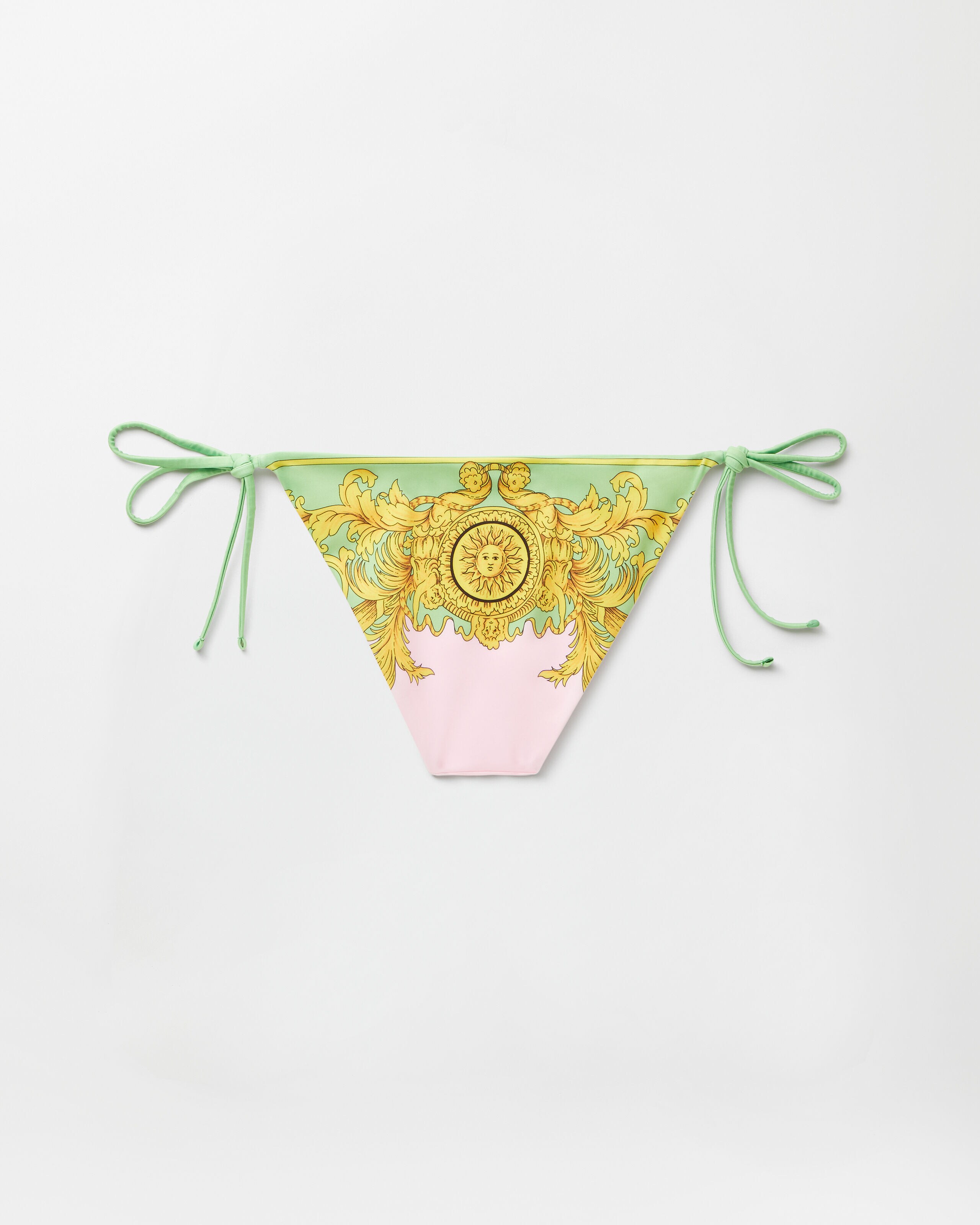 プリント ビキニ ボトム イエロー,ピンク | VERSACE JP
