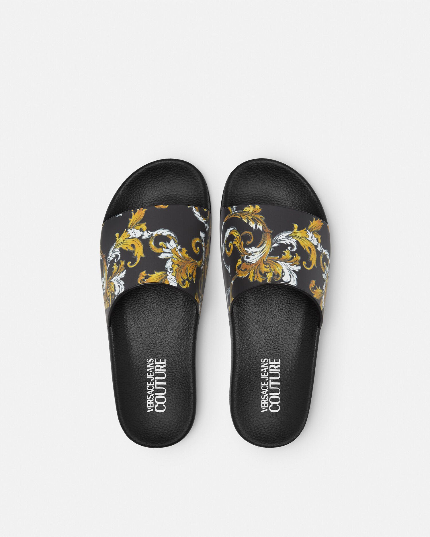 ★VERSACE★アウトライン バロッコ スライド アウトライン バロッコ スライダーサンダル | VERSACE JP
