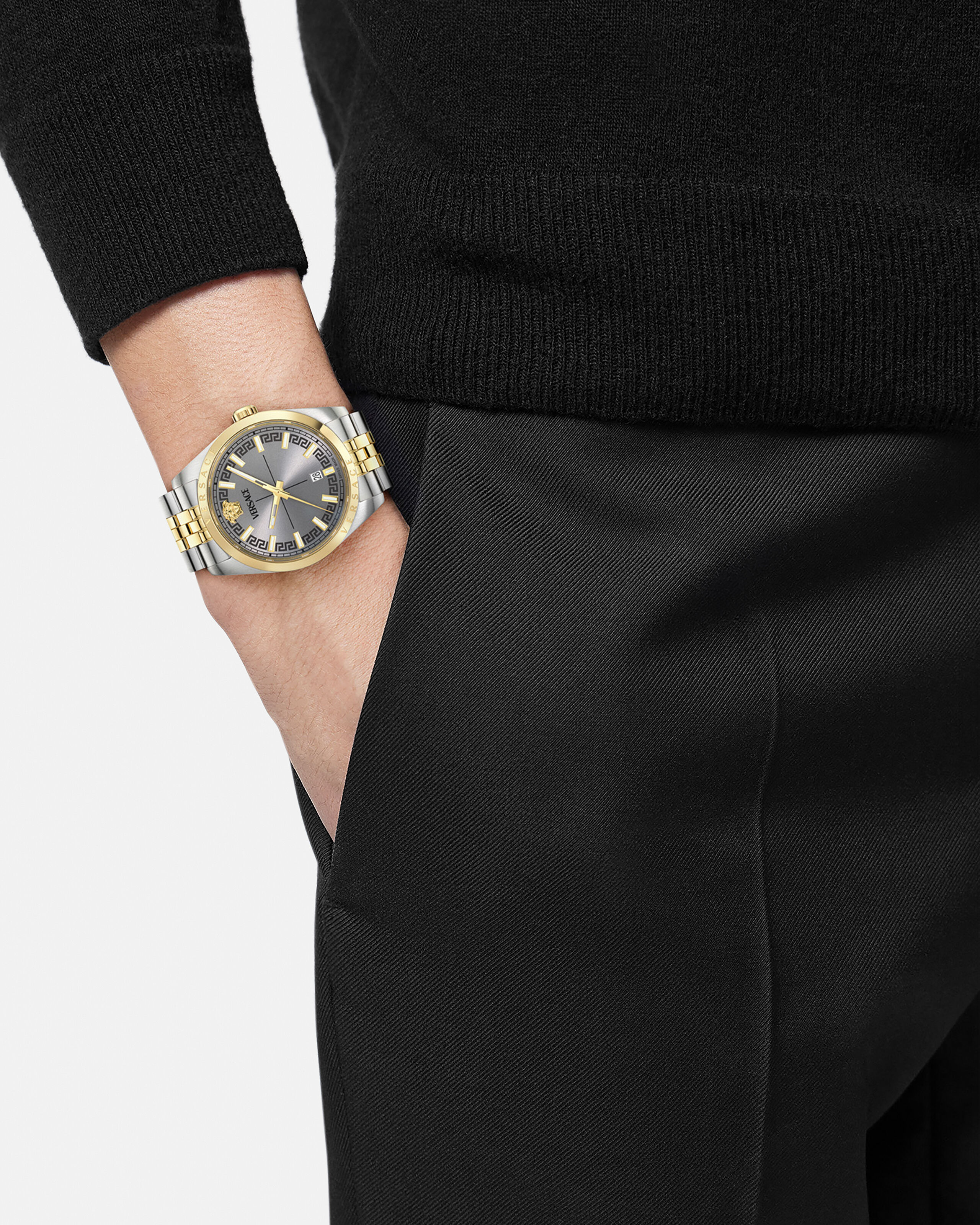 ミレニアム ゲント ウォッチ ゴールド,シルバー | VERSACE JP