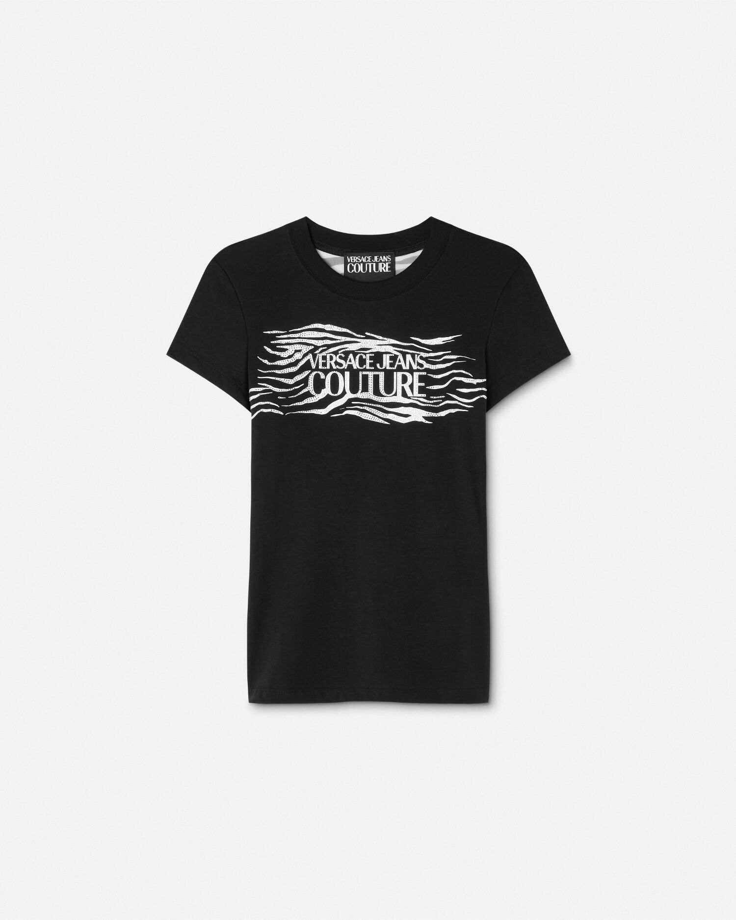 ★VERSACE★クリスタル ゼブラ Tシャツ クリスタル Tシャツ ゼブラ | VERSACE JP