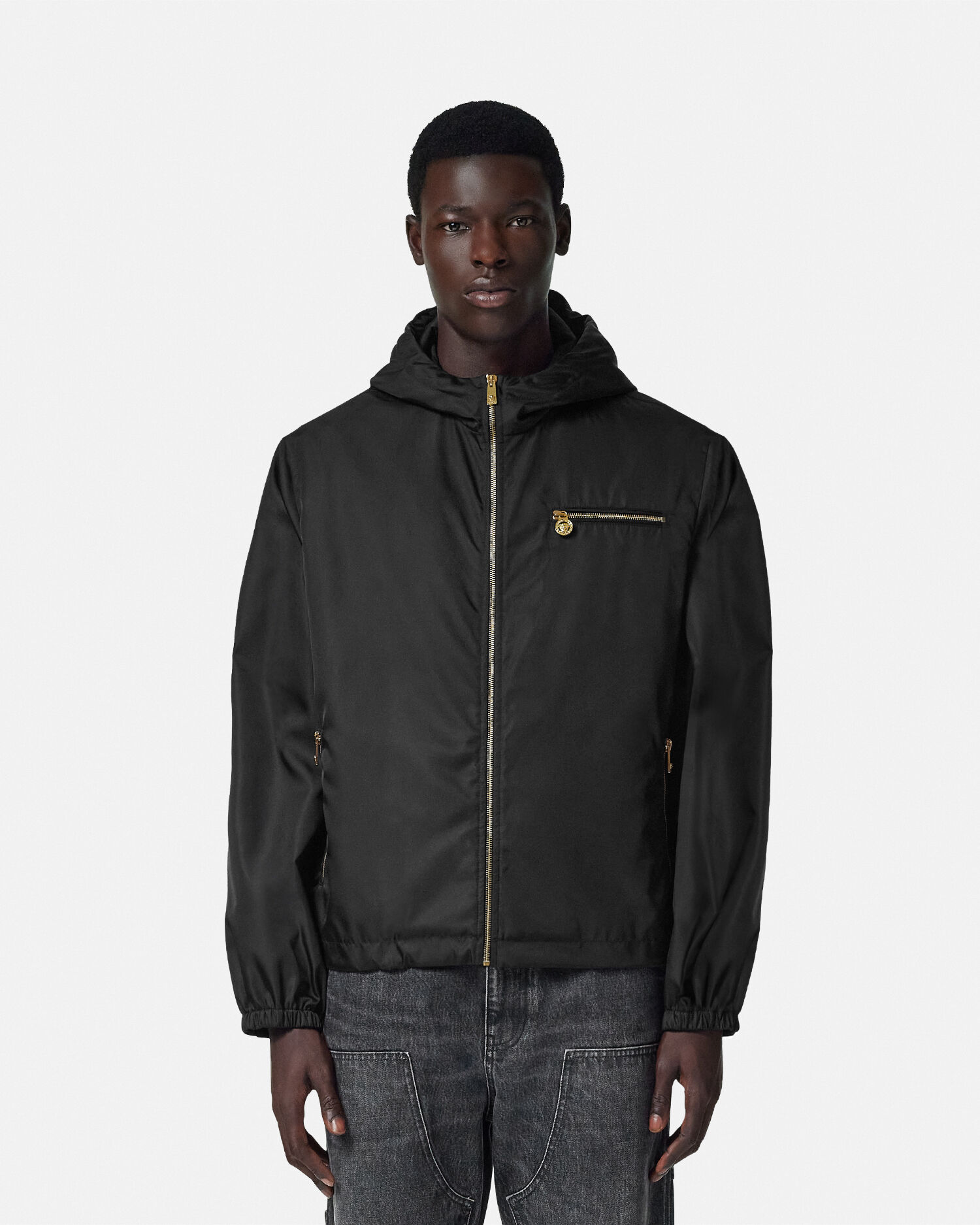 人気ブランドバ40代 ウインドブレーカー ナイロン ジャケット JP VERSACE | ジャケット・アウター
