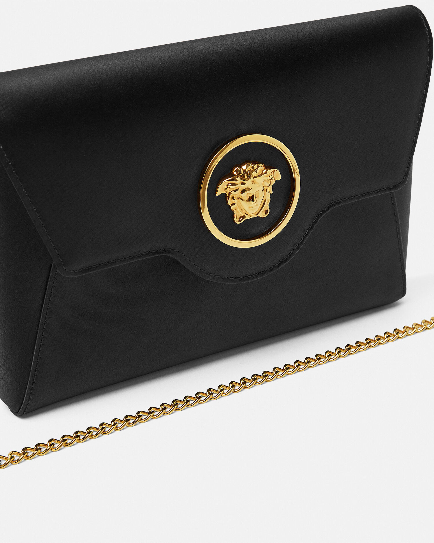 ラ メドゥーサ エンベロープ クラッチ ピンク | VERSACE JP