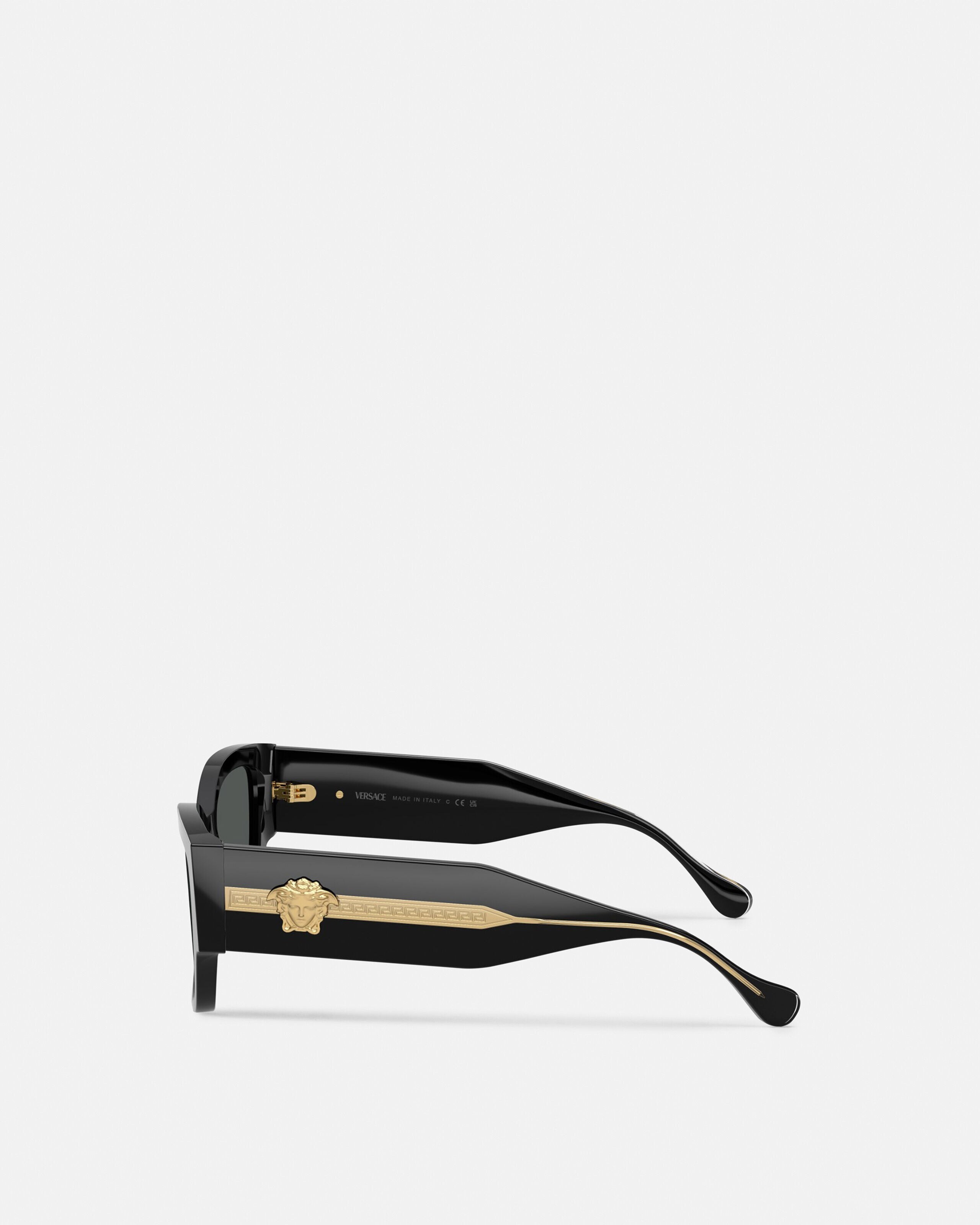Versace メデューサ キャットアイサングラス メドゥーサ フォーカス キャットアイ サングラス ブラック | VERSACE JP