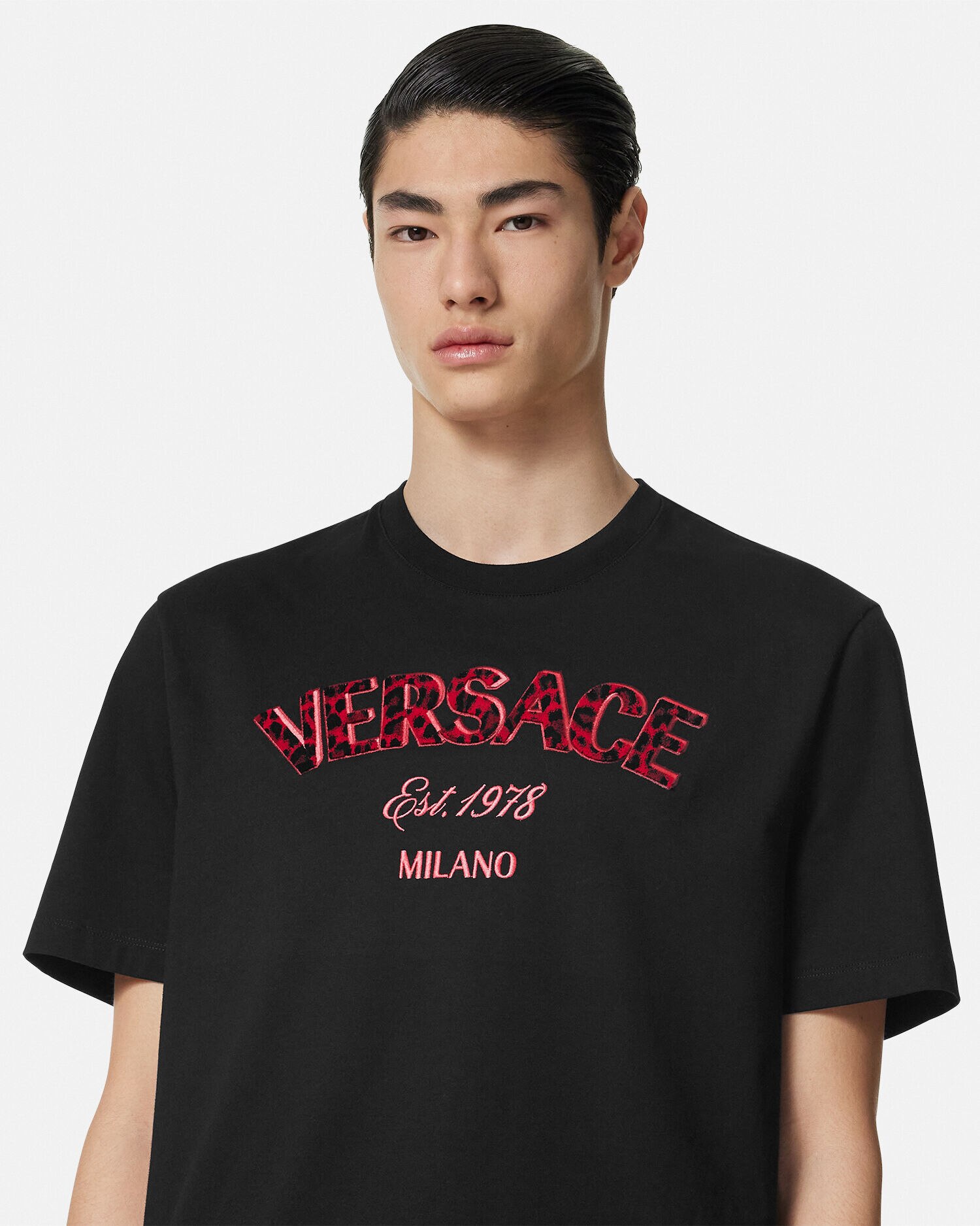 Tシャツ 刺繍入り ヴェルサーチェ ワイルド スタンプ | VERSACE JP