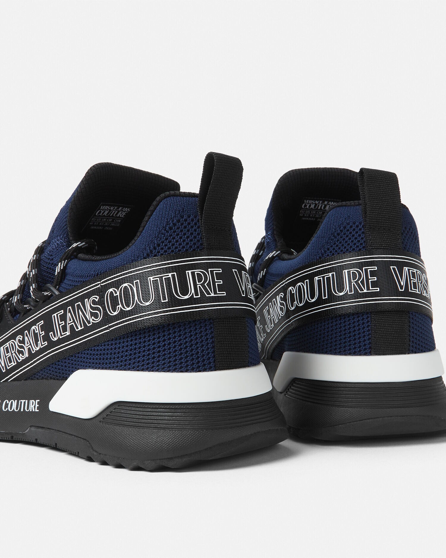 ロゴ ダイナミック スニーカー ブルー | VERSACE JP