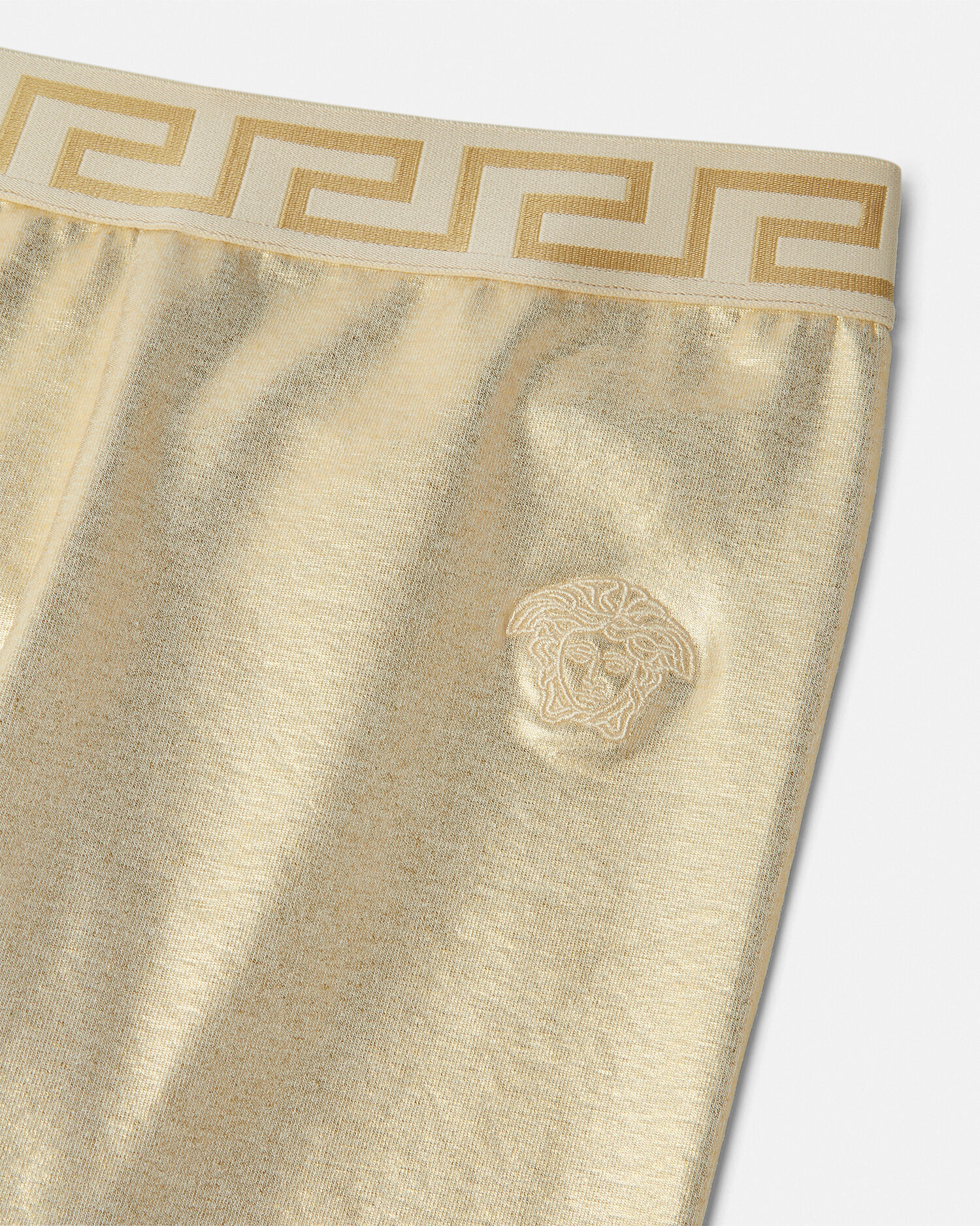 レギンス メタリック グレカ キッズ ゴールド | VERSACE JP