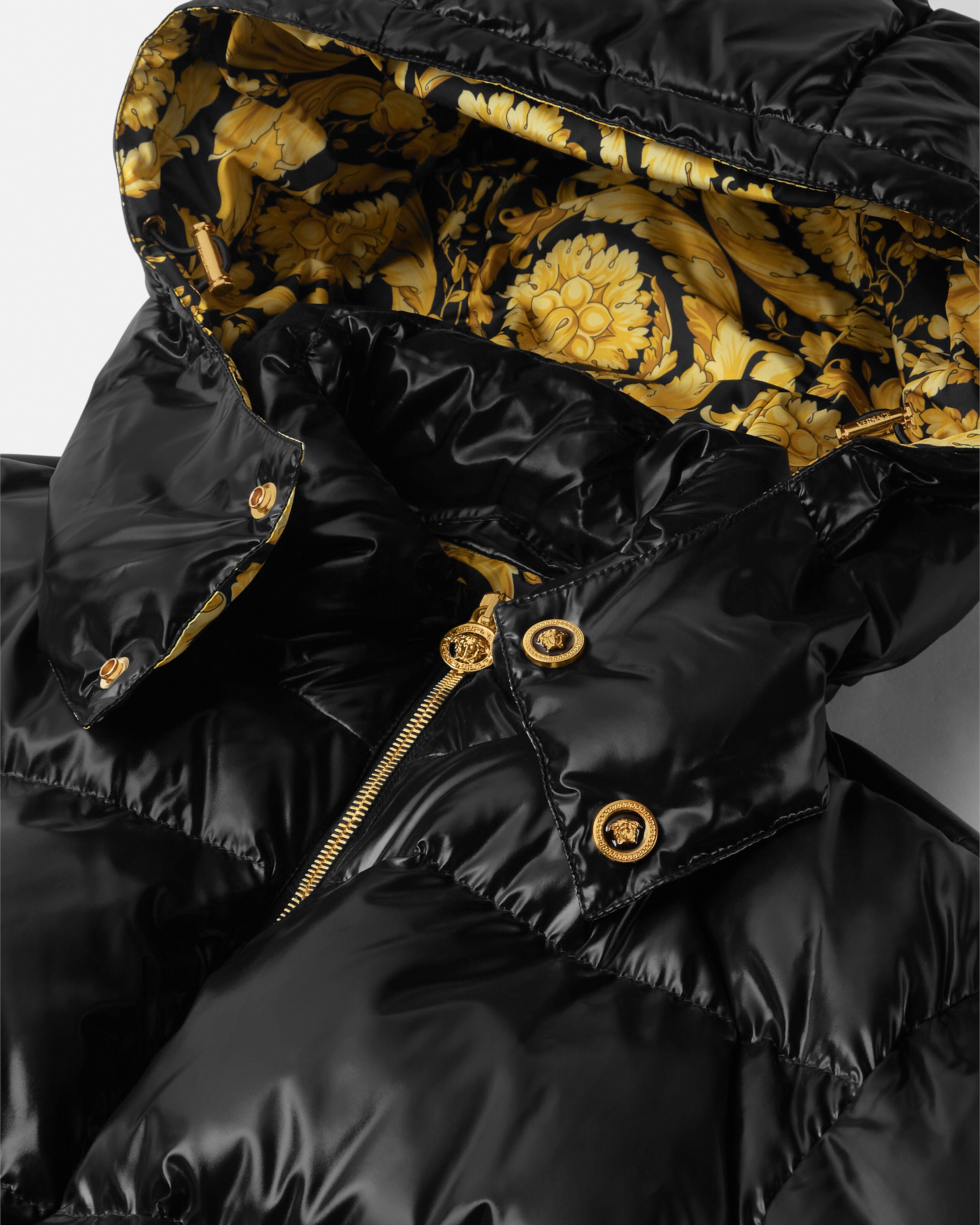パッド入りジャケット ブラック | VERSACE JP