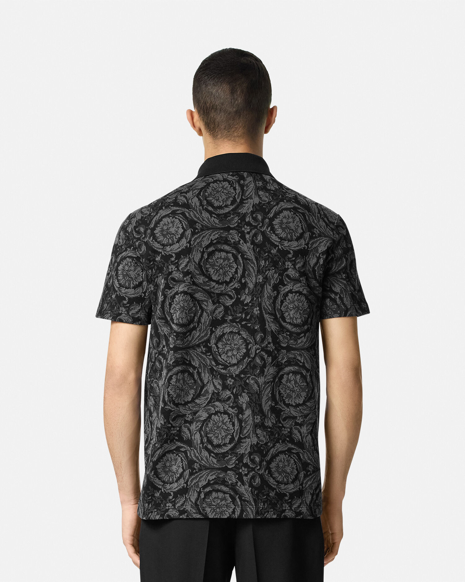 ポロシャツ バロッコ グレー | VERSACE JP