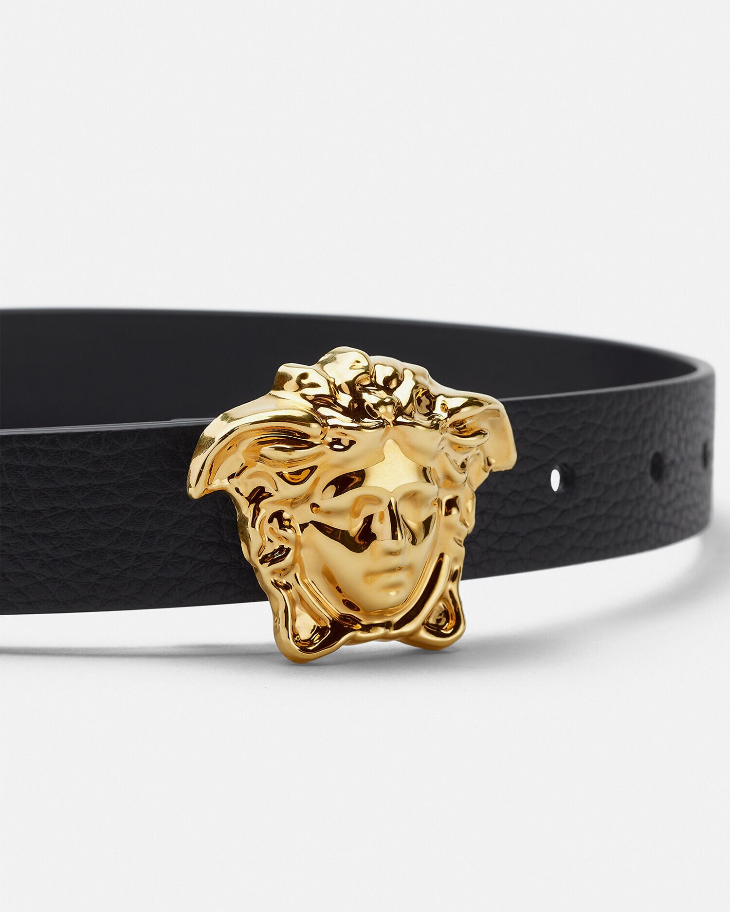 ラ メドゥーサ キッズ ベルト ブラック,ゴールド | VERSACE JP