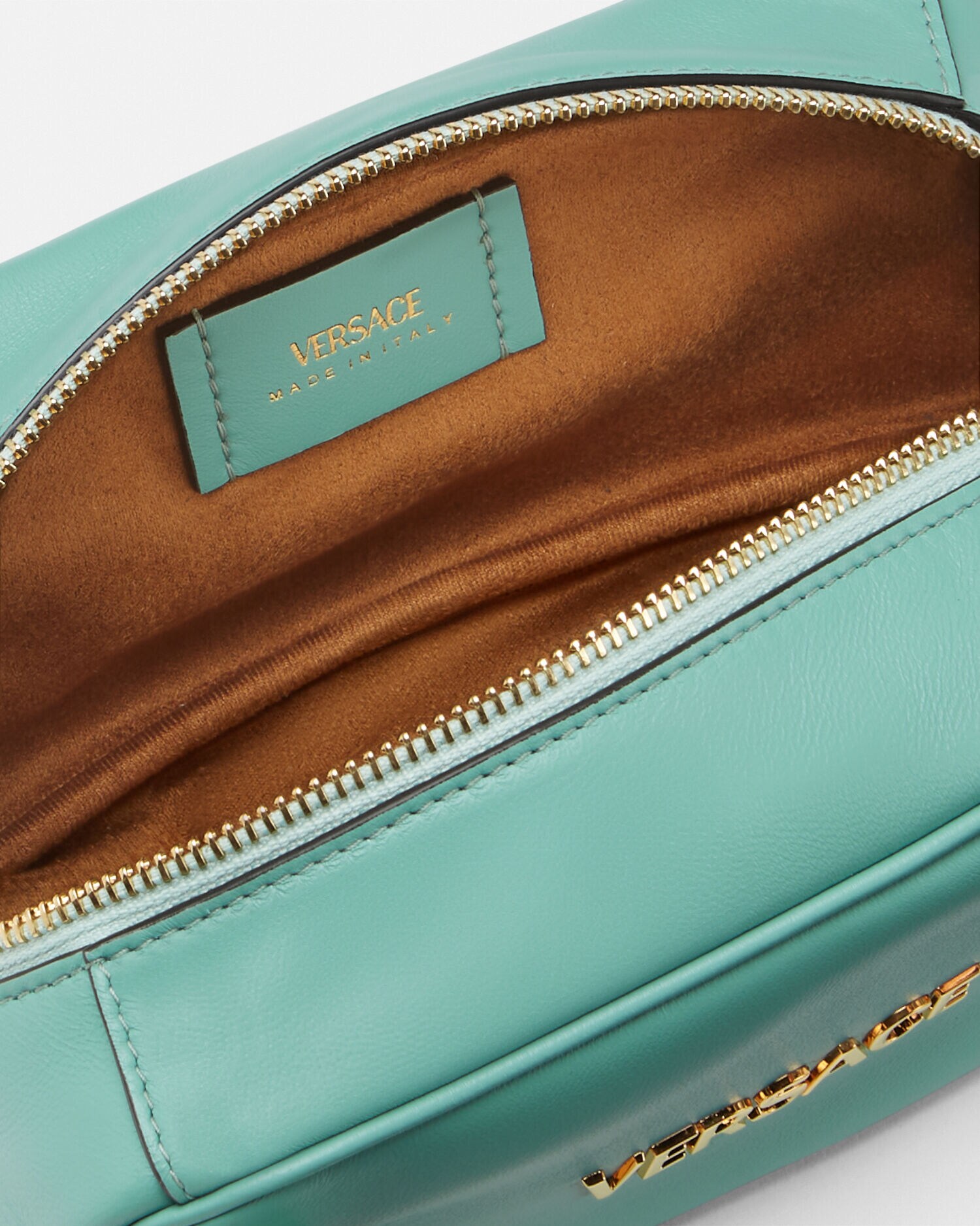 ボウリング ミニ バッグ ヴェルサーチェ タグ ブルー | VERSACE JP