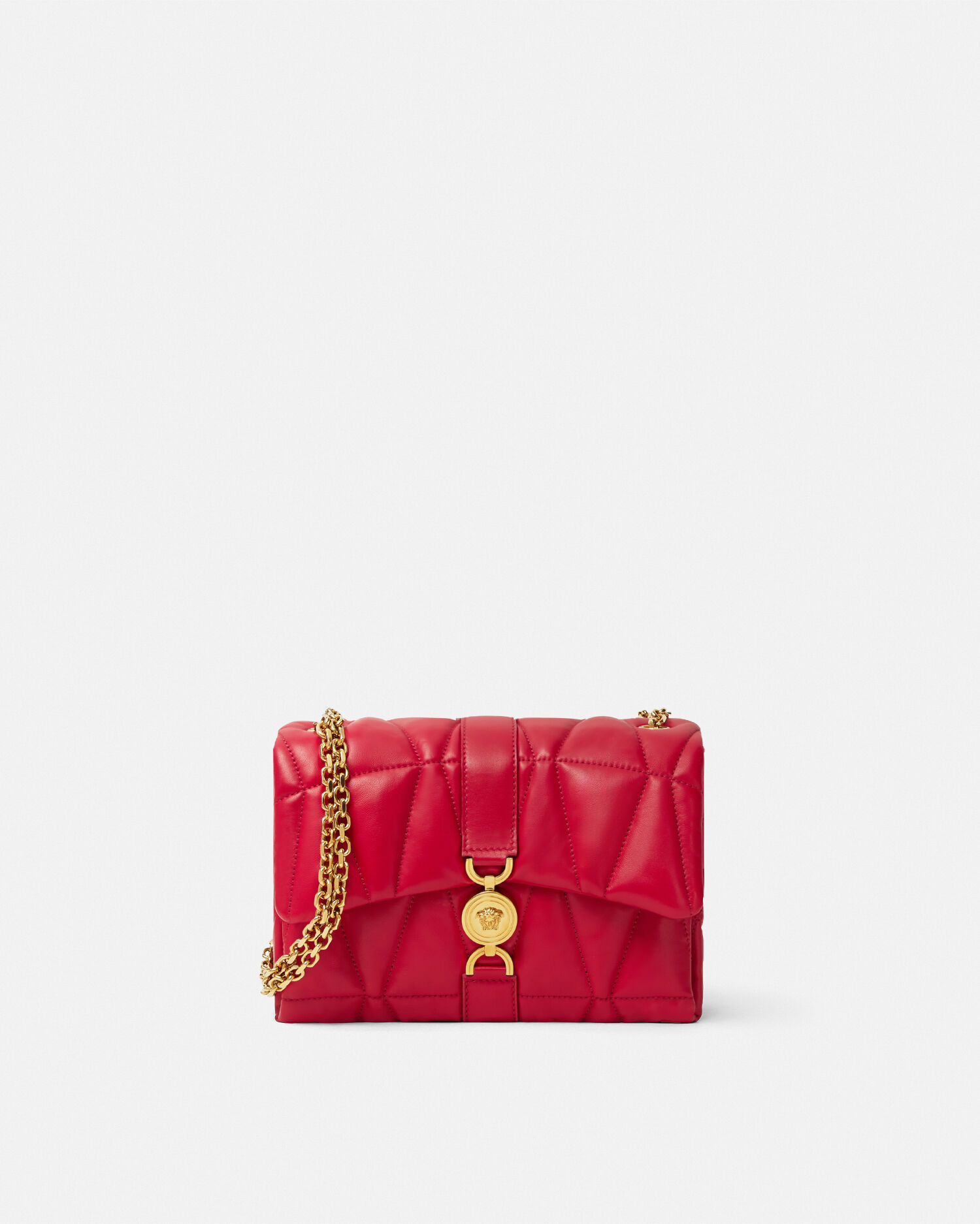 キルティング ミニ バッグ クレイオ レッド | VERSACE JP