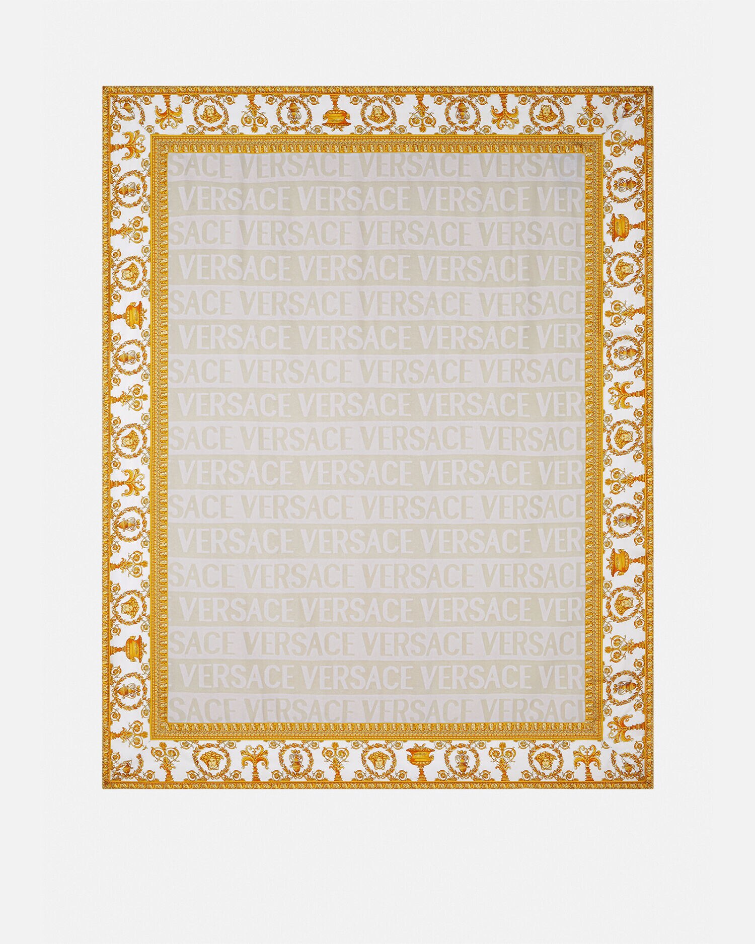 I ♡ バロック リバーシブル ブランケット ホワイト | VERSACE JP