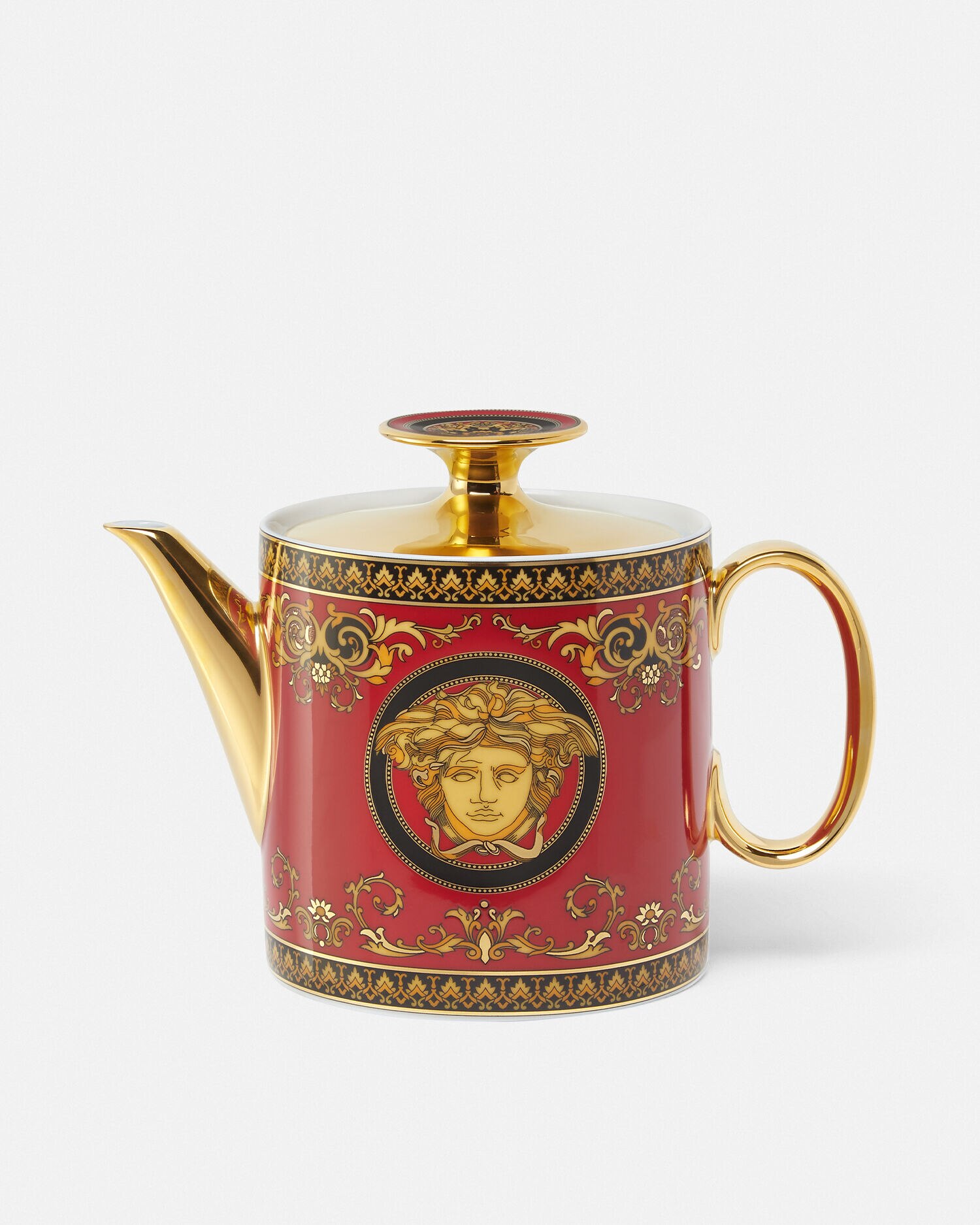 メドゥーサ レッド ティーポット プリント | VERSACE JP