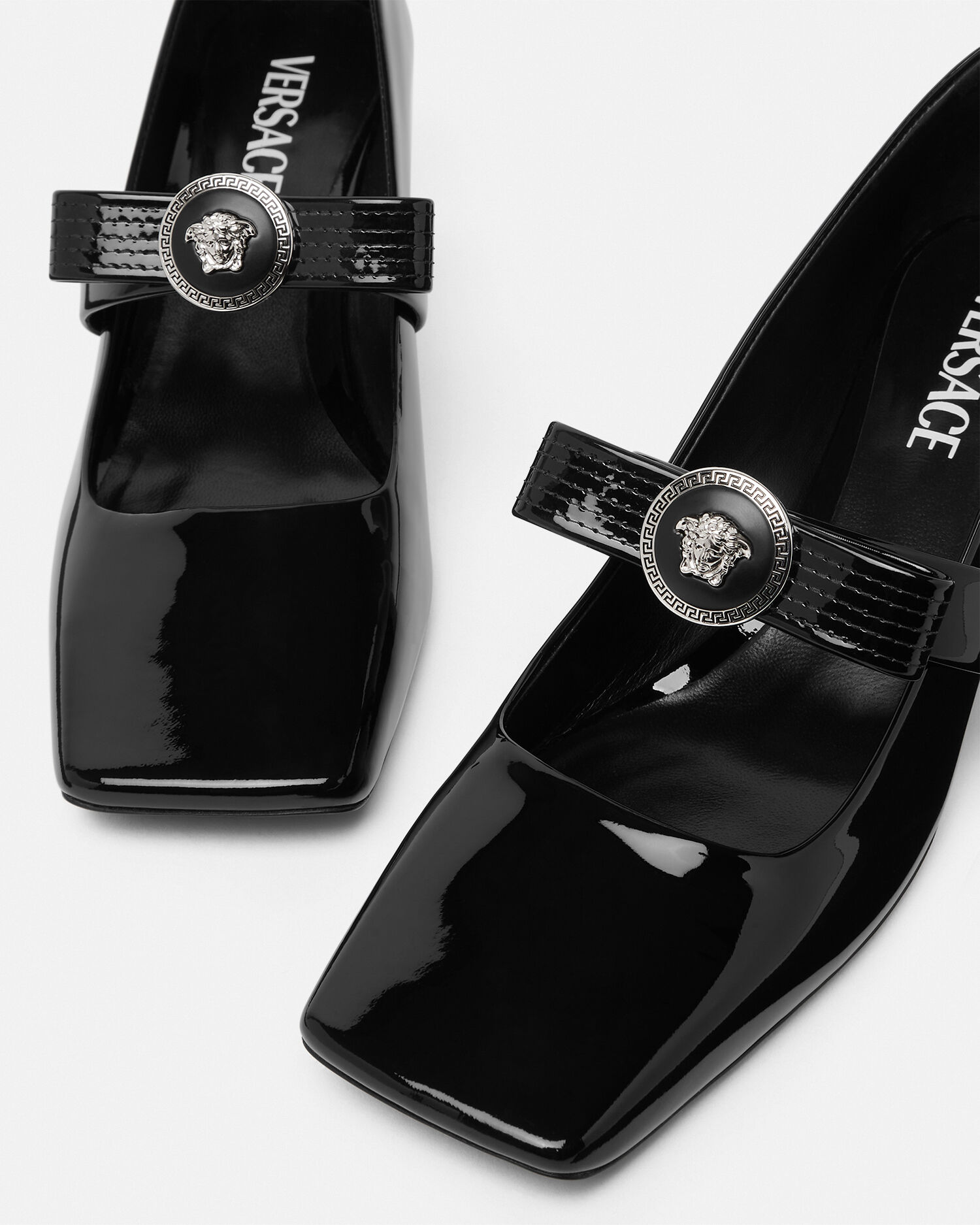 ブランド品専門の ジャンニ リボンブロック JP VERSACE | ブラック mm 55 パンプス その他