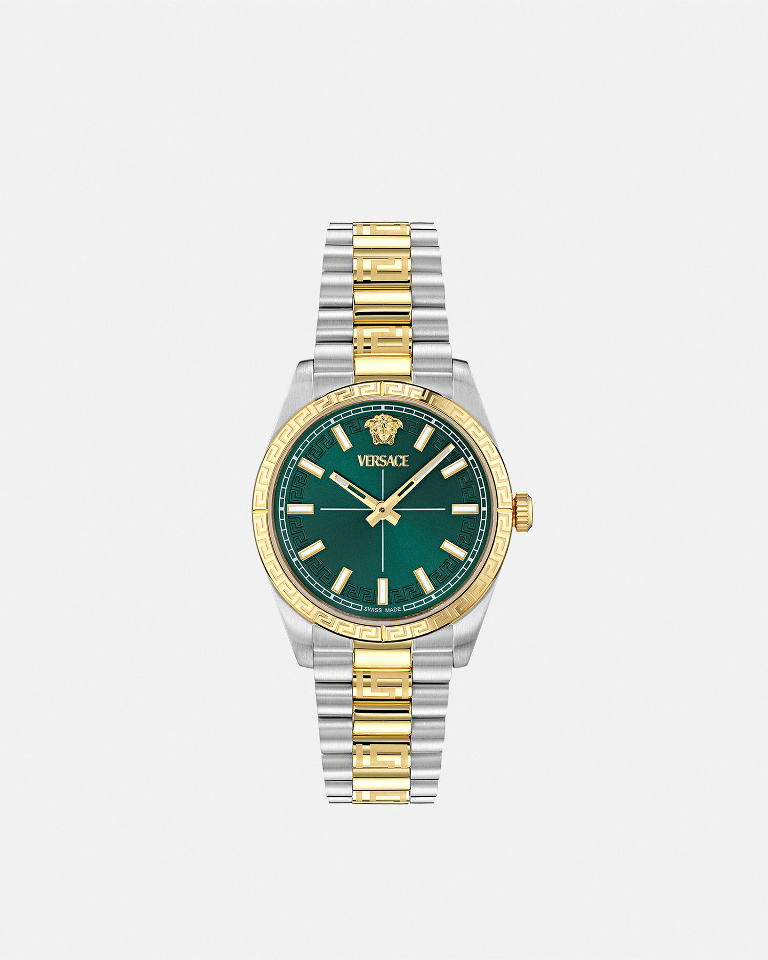 レディ ウォッチ ヴェルサーチェ ミレニアム シルバー,グリーン